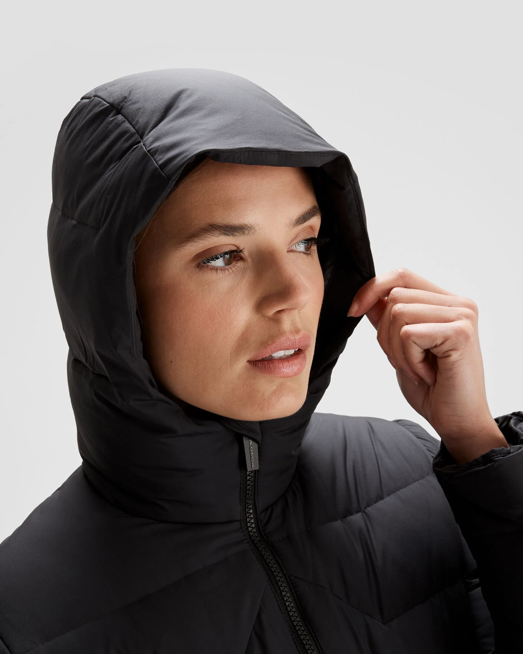 Women's Epiq SE Hooded Down Jacket  - Black - Image 6