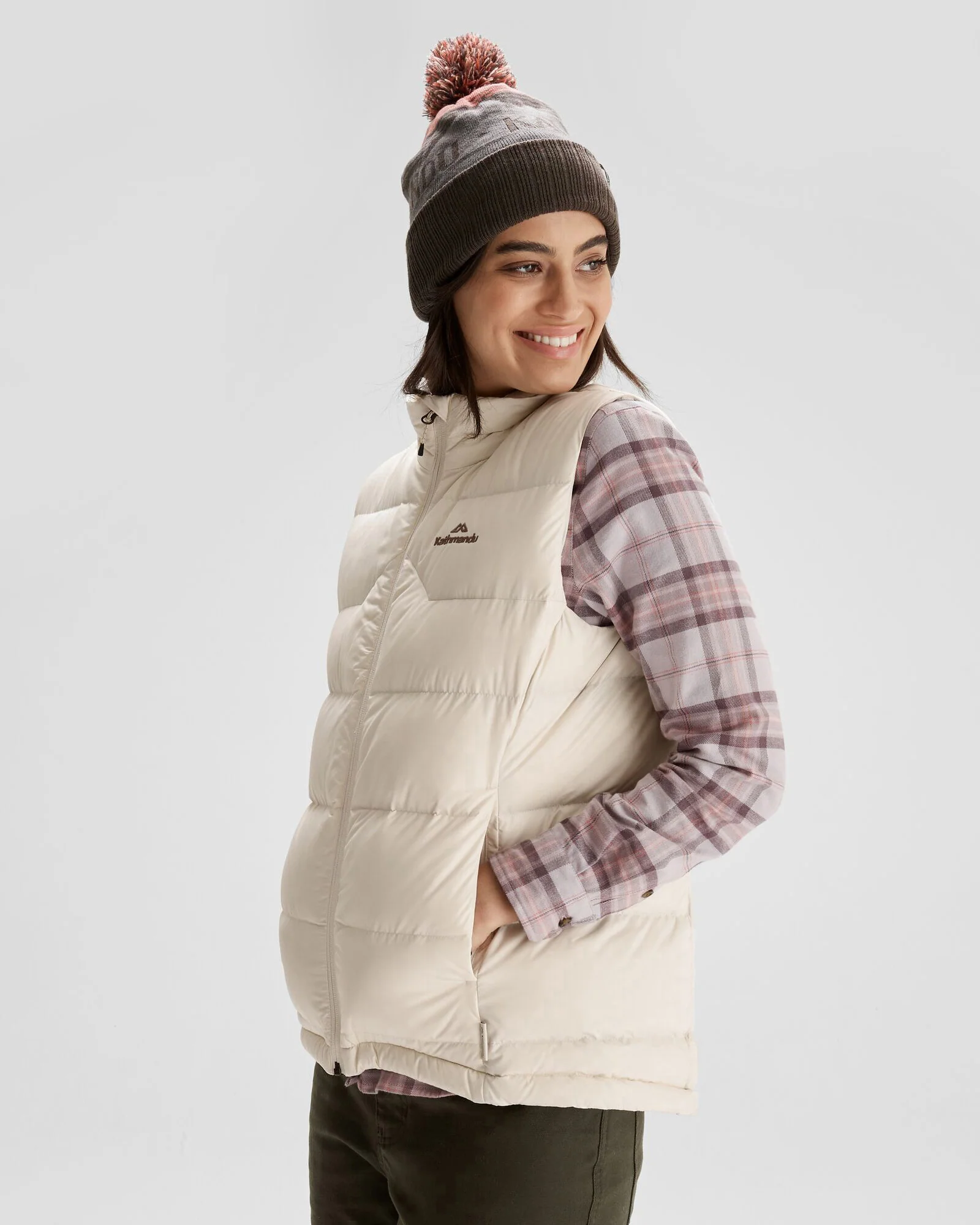 Women's Epiq Down Vest - Natural - Image 3
