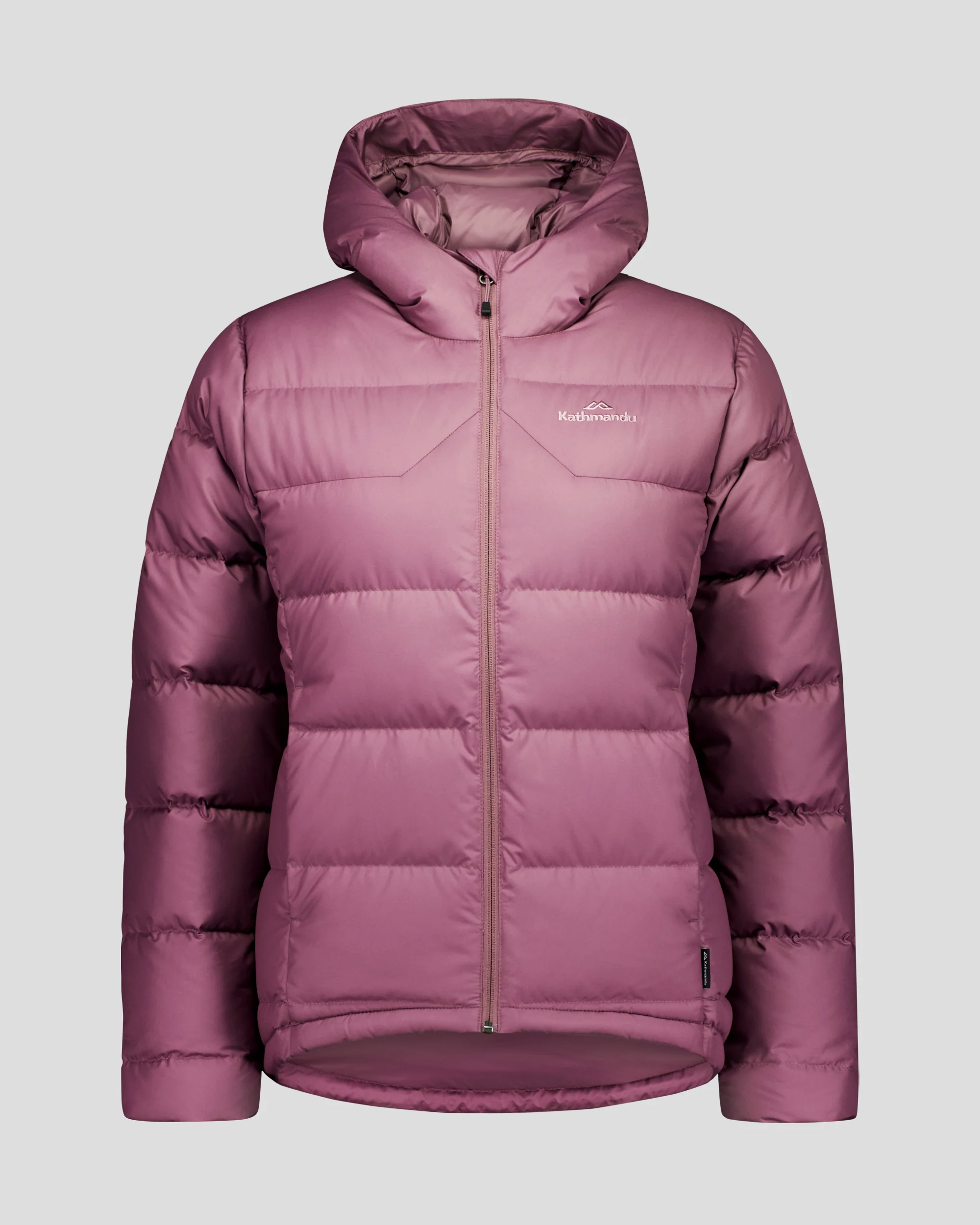 Women's Epiq Hooded Down Jacket -  Dark Thistle - Image 6