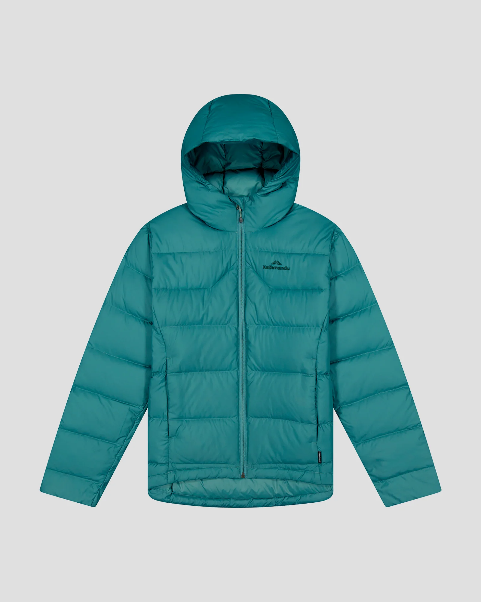 Women's Epiq Hooded Down Jacket - Light Forest - Image 7