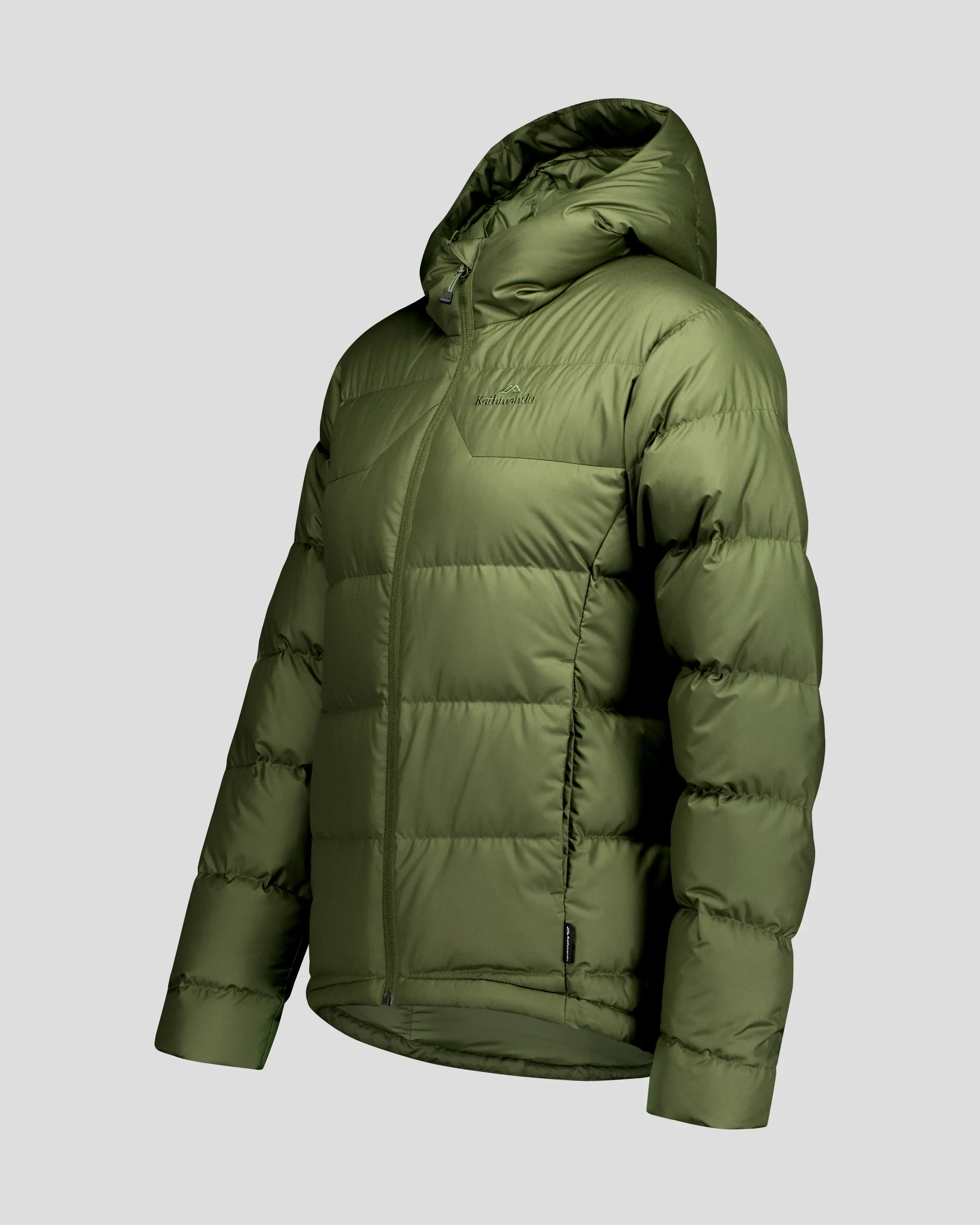 Women's Epiq Hooded Down Jacket - Light Moss - Image 8