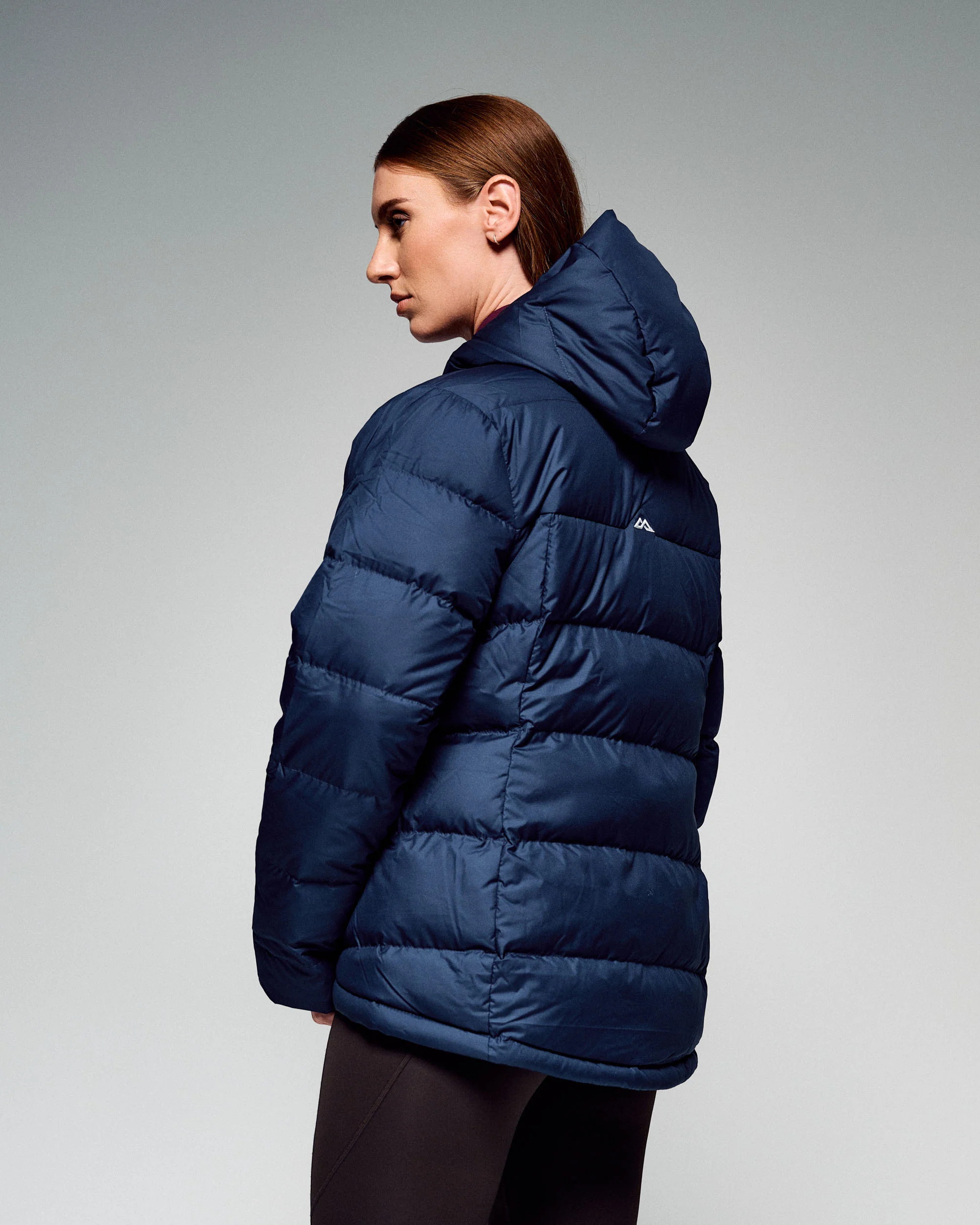 Women's Epiq Hooded Down Jacket - Midnight Navy - Image 3