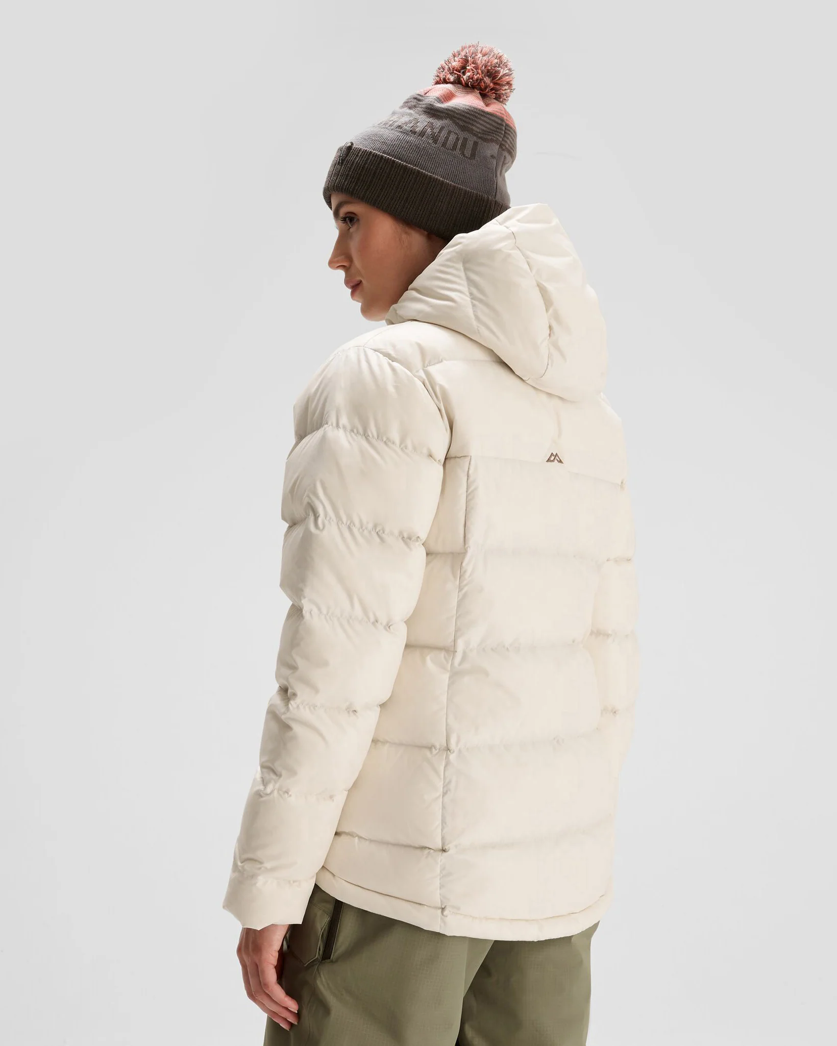 Women's Epiq Hooded Down Jacket - Natural - Image 4