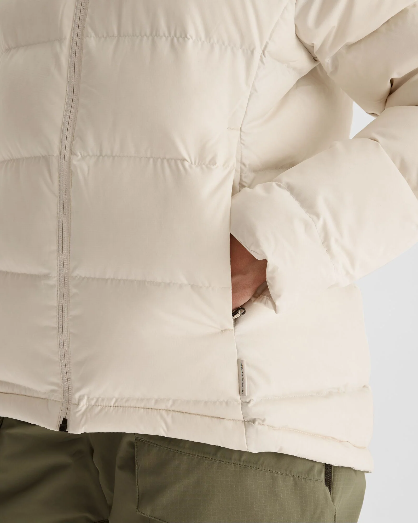 Women's Epiq Hooded Down Jacket - Natural - Image 7