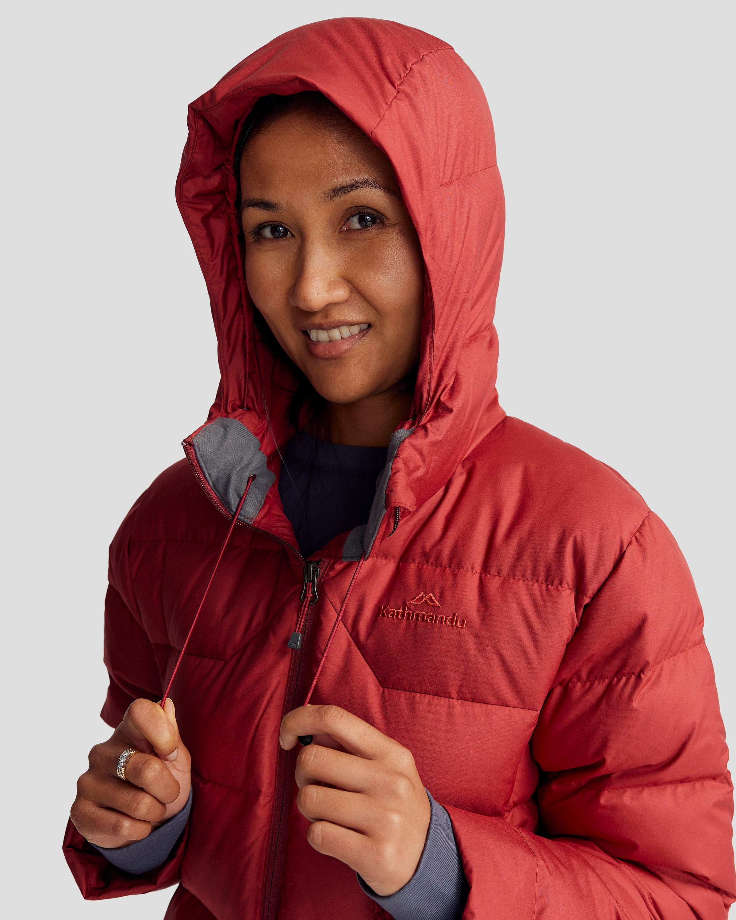 Women's Epiq Hooded Down Jacket - Pinot - Image 5