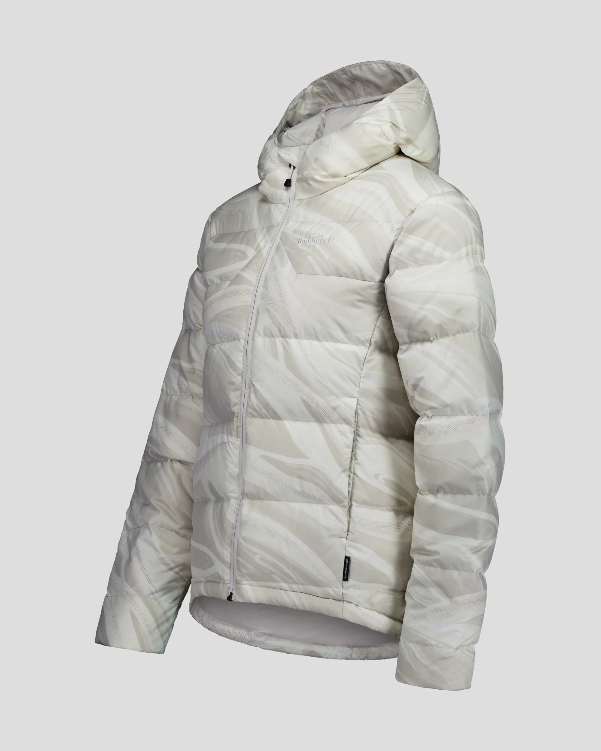 Women's Epiq Hooded Down Jacket -  Shroom Braided River - Image 10