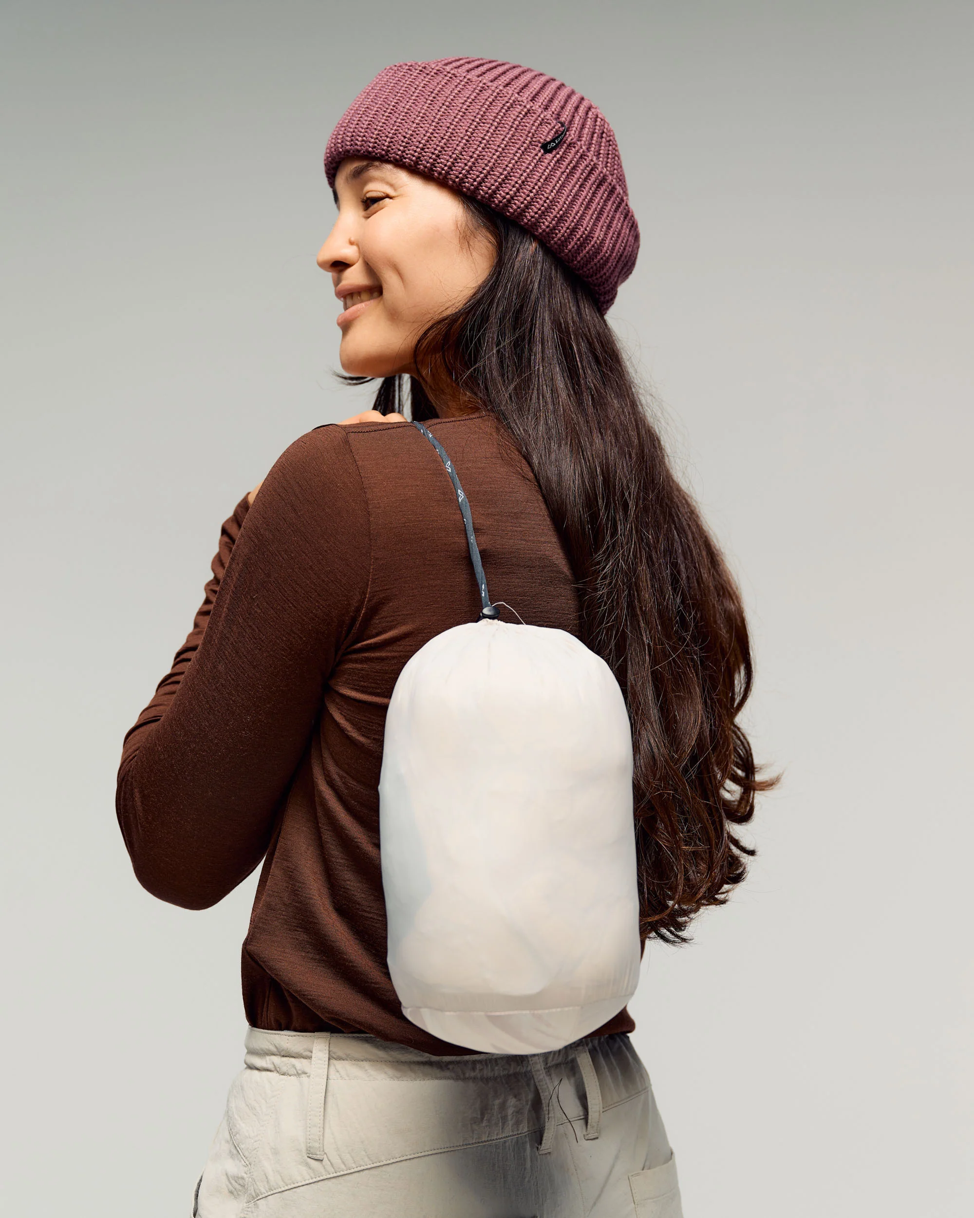 Women's Epiq Hooded Down Jacket -  Shroom Braided River - Image 8
