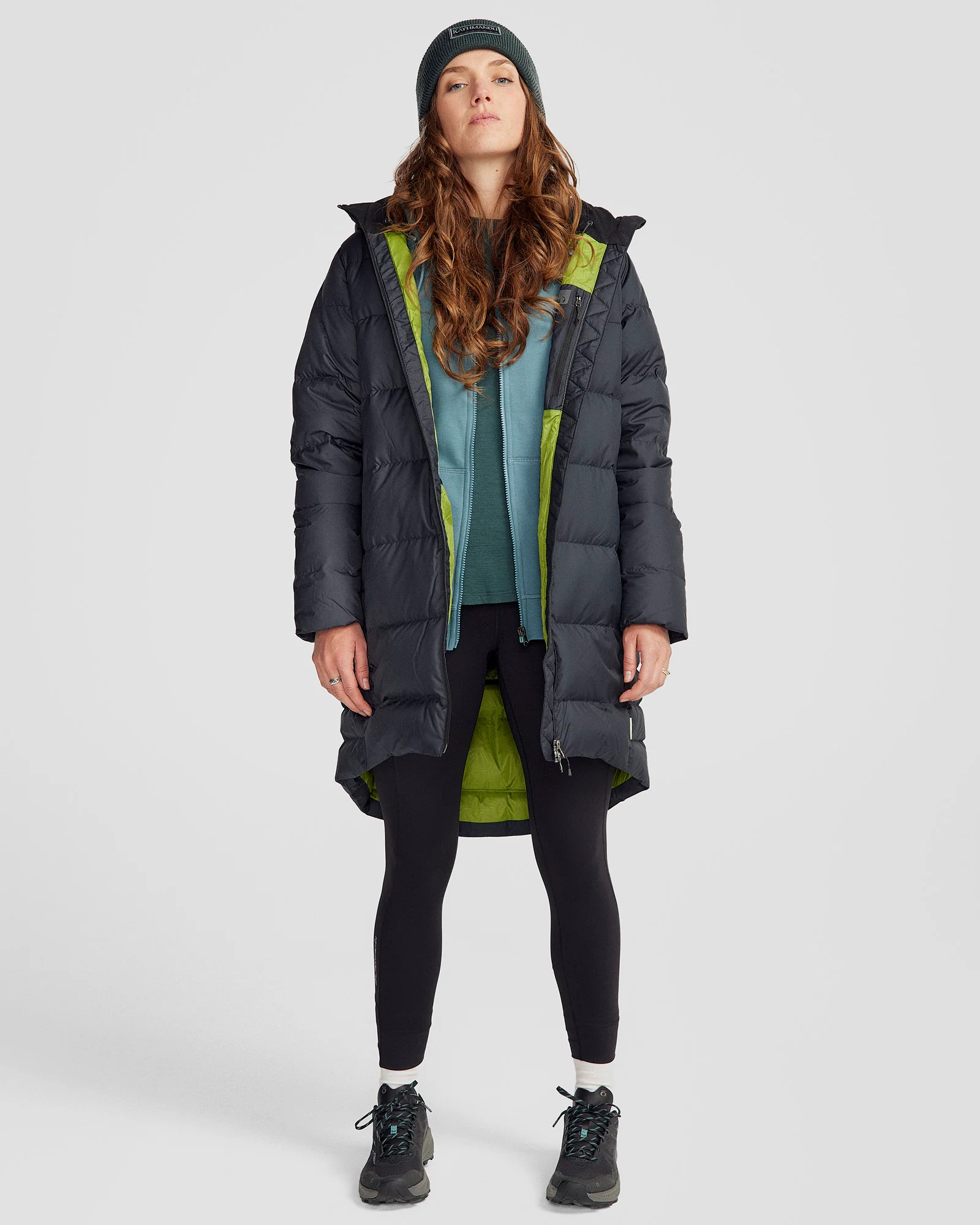 Women's Epiq Down Parka Jacket - Black - Image 2