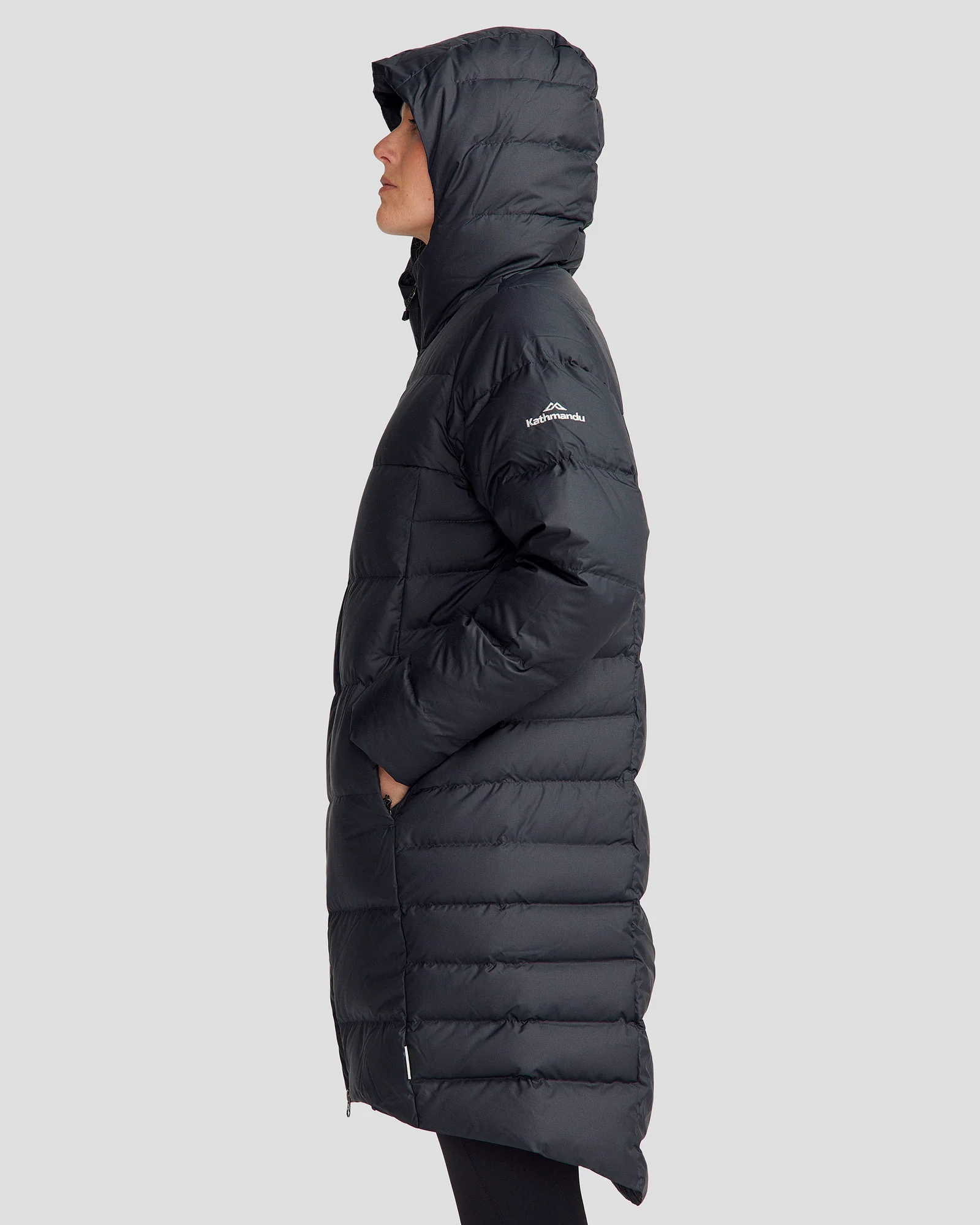 Women's Epiq Down Parka Jacket - Black - Image 3