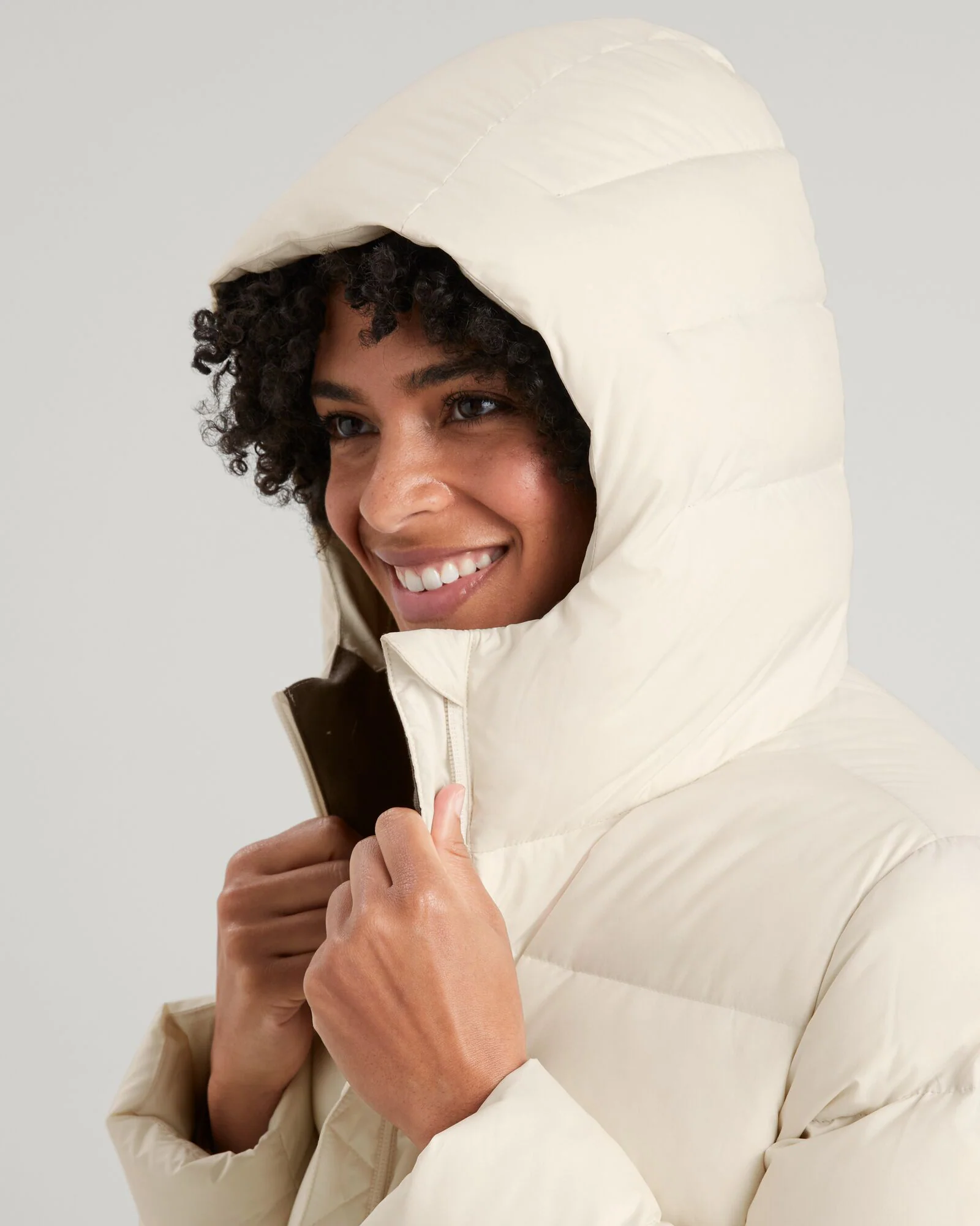 Women's Epiq Down Parka Jacket - Natural - Image 5