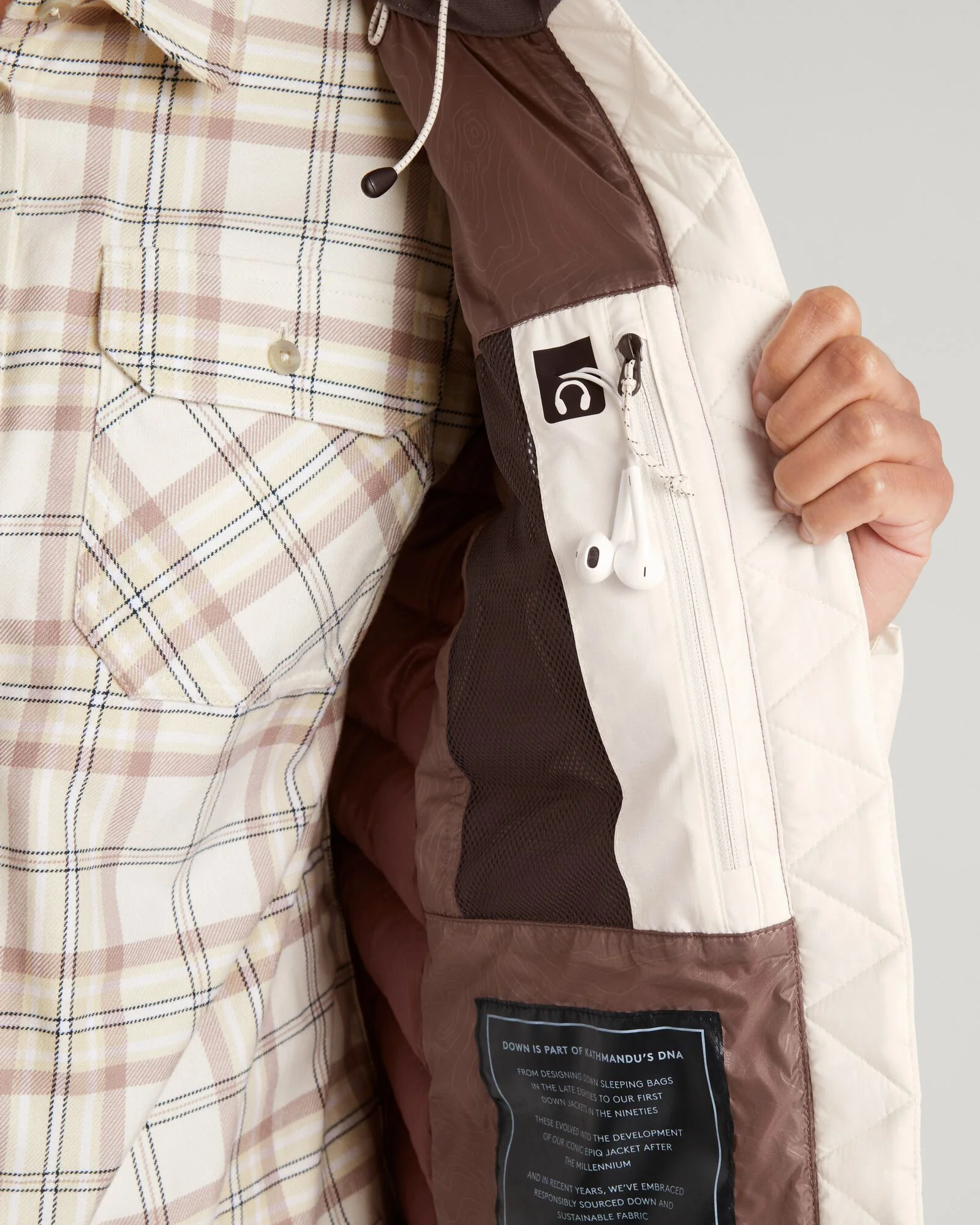 Women's Epiq Down Parka Jacket - Natural - Image 7