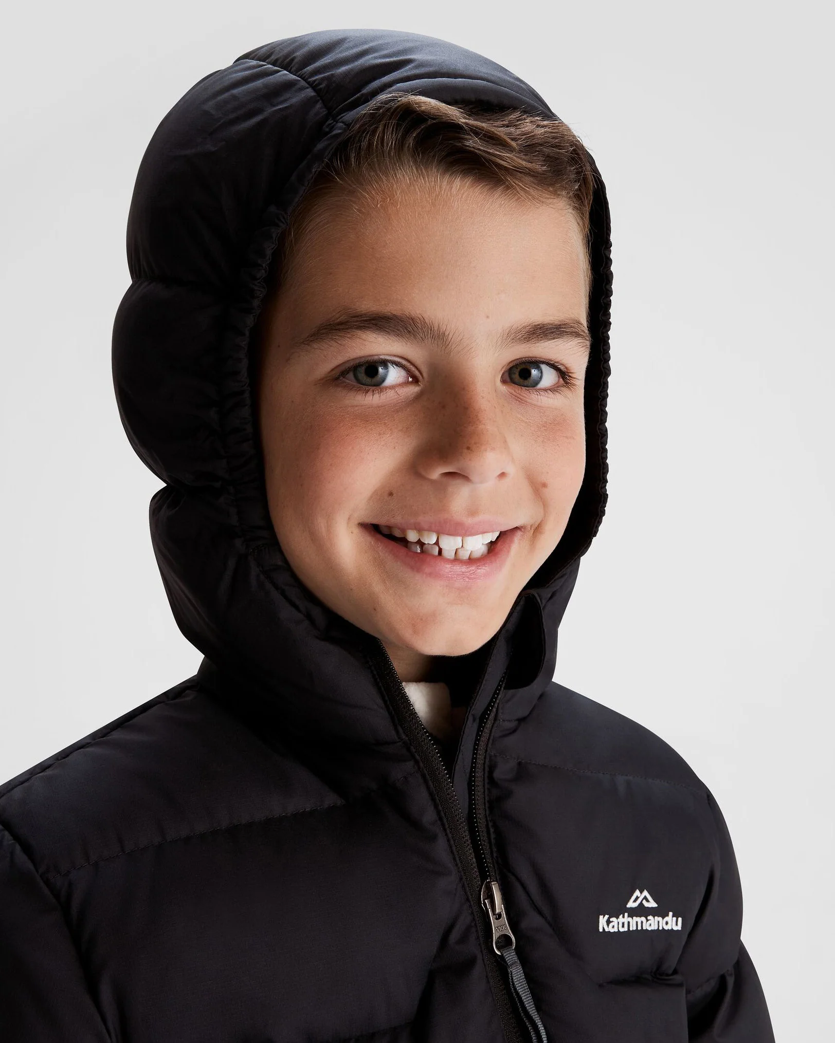 Boys' Epiq Down Jacket - Black/Black - Image 4