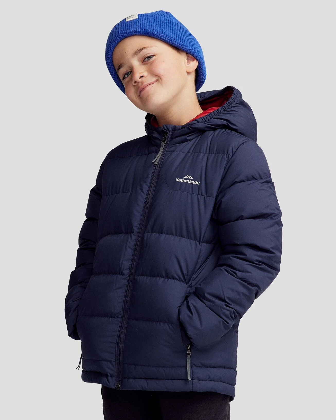 Boys' Epiq Down Jacket - Midnight Navy - Image 2