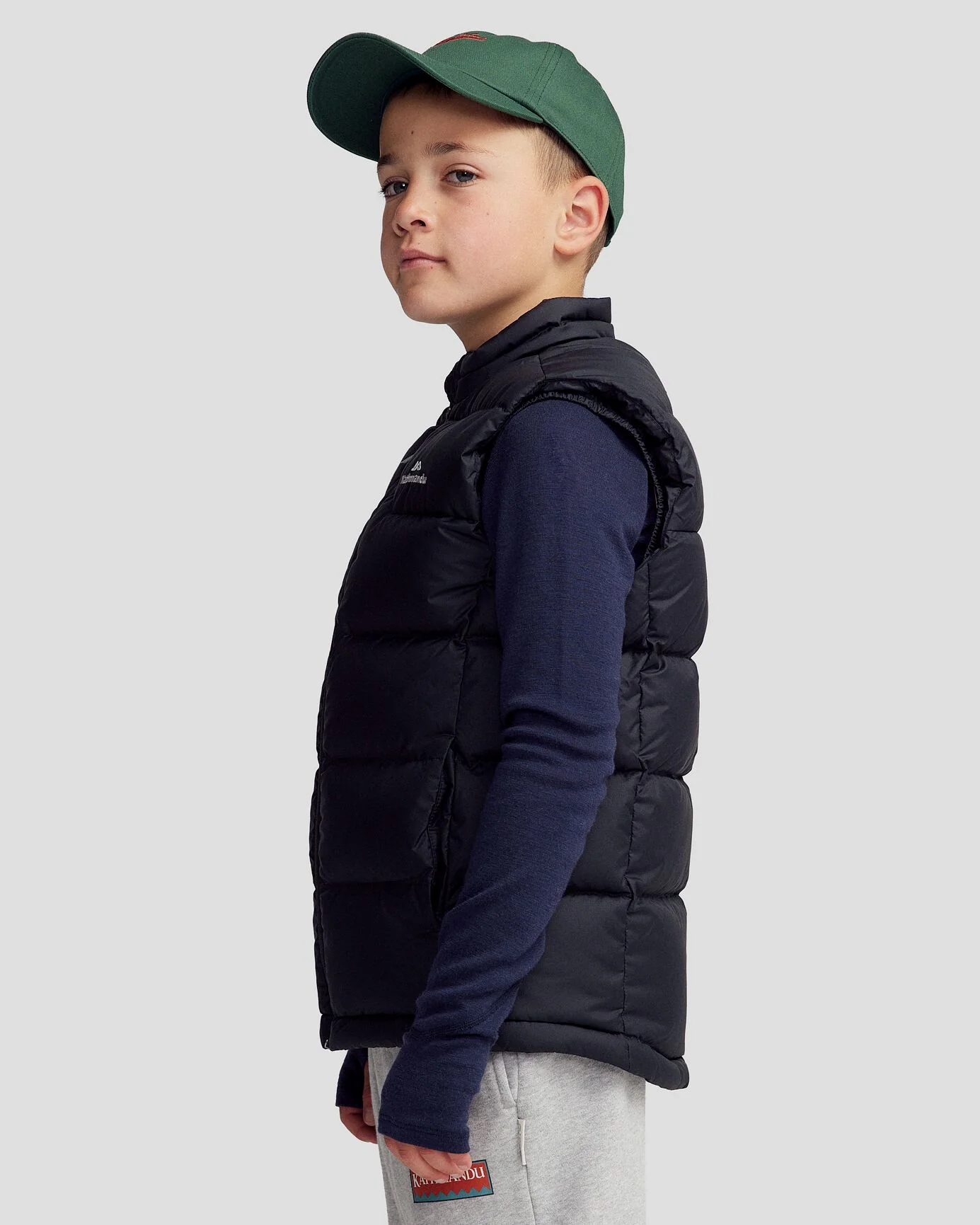 Boys' Epiq Down Vest - Black - Image 3