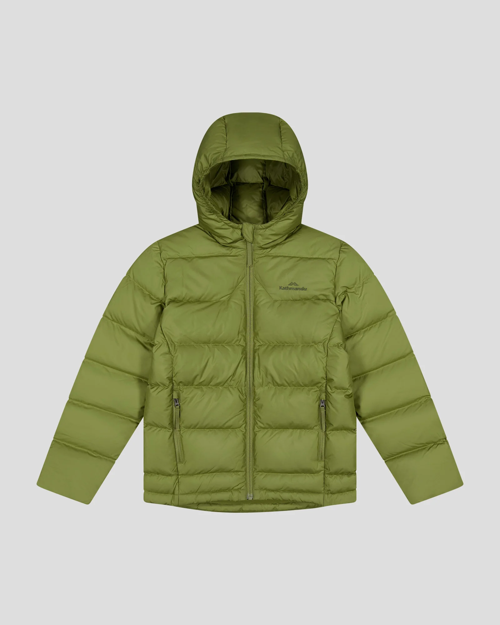 Youth's Epiq Down Hooded Jacket - Dark Fern - Image 6