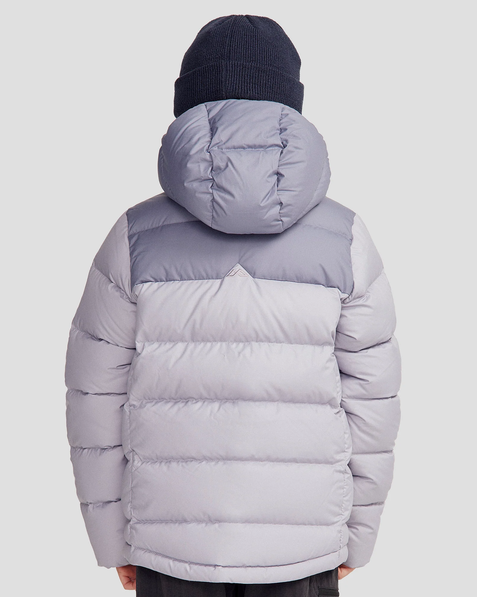 Youth's Epiq Down Hooded Jacket - Dark Haze/Light Haze - Image 4