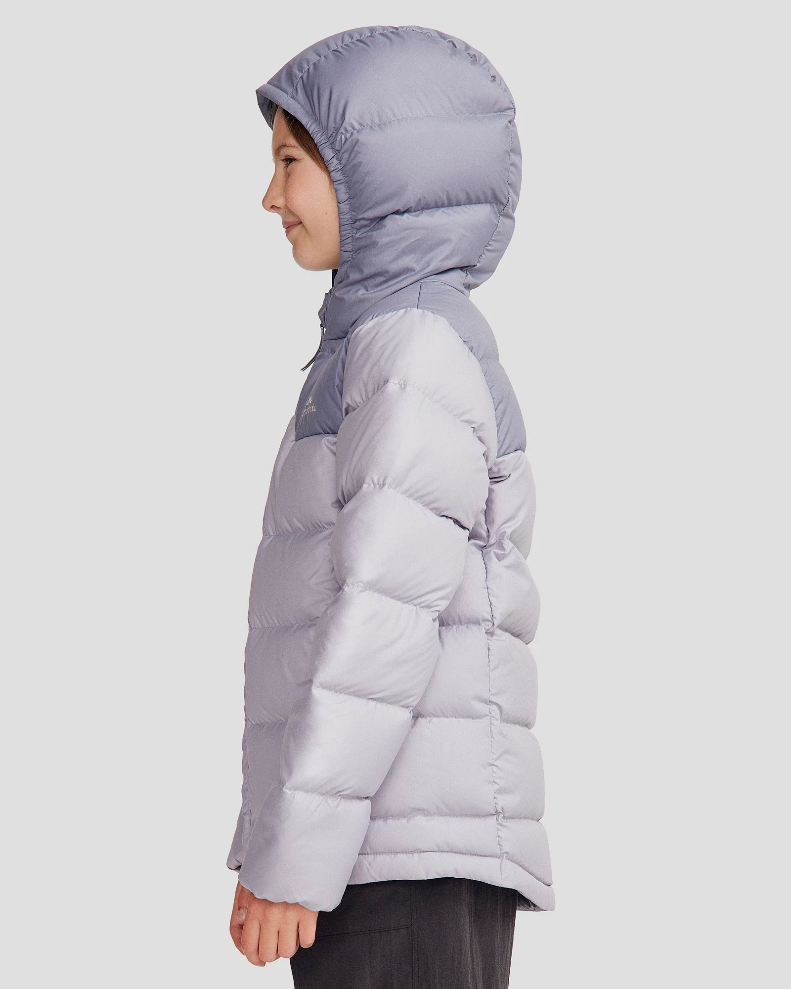 Youth's Epiq Down Hooded Jacket - Dark Haze/Light Haze - Image 5