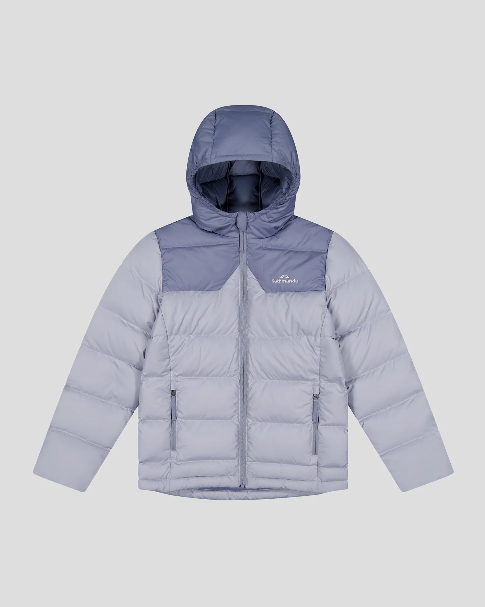 Youth's Epiq Down Hooded Jacket - Dark Haze/Light Haze - Image 6
