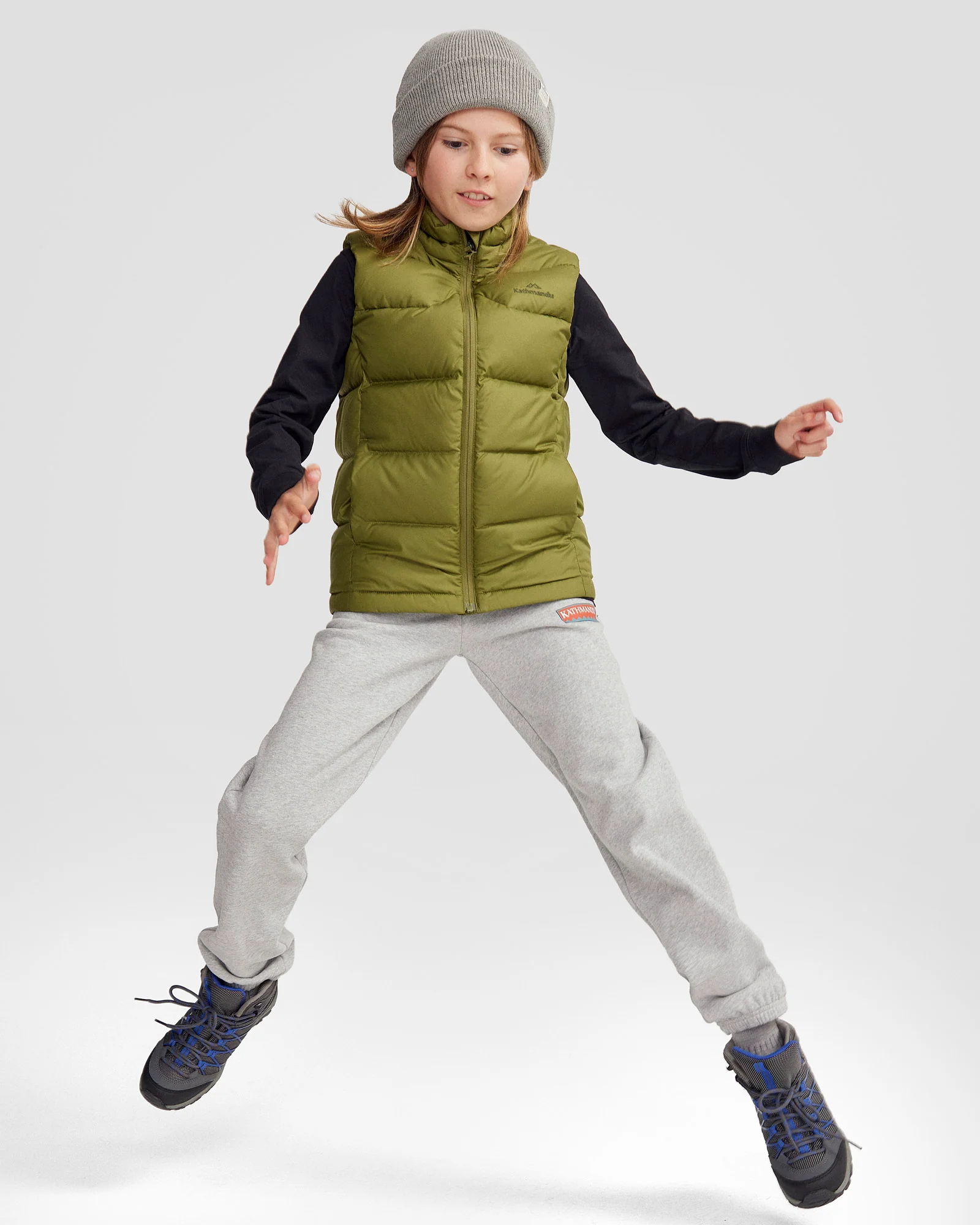 Youth's Epiq Down Vest - Dark Fern - Image 5