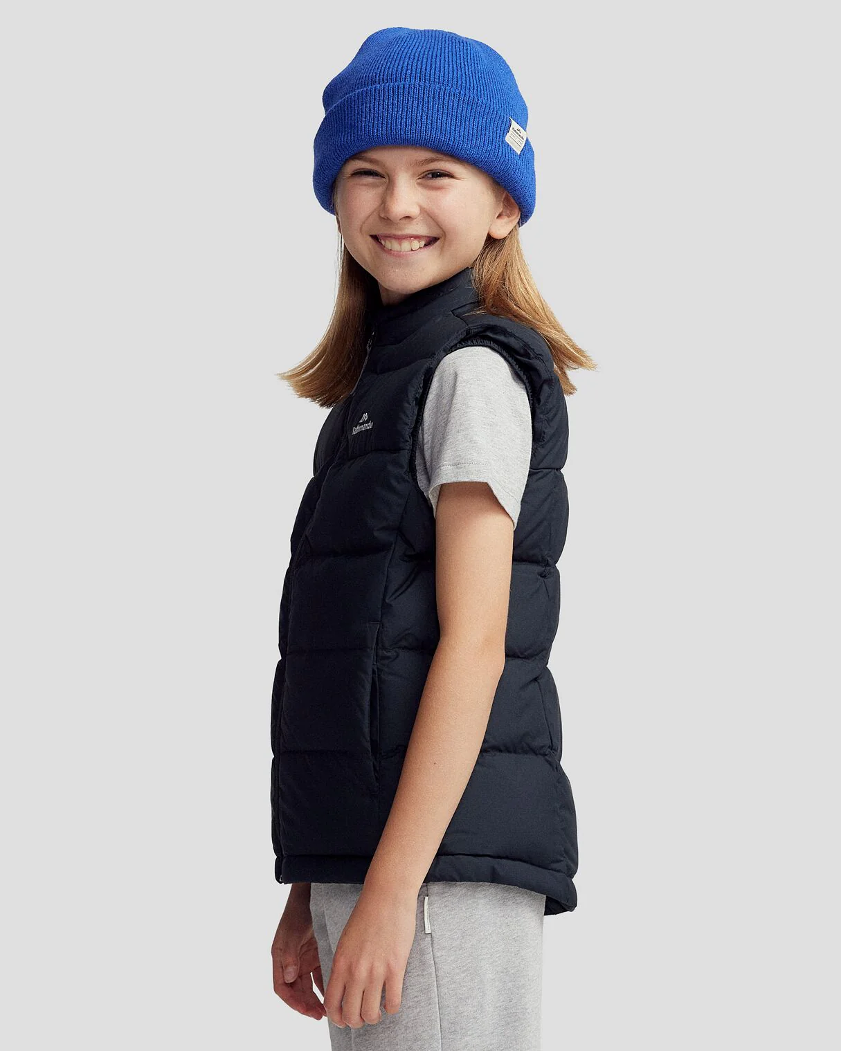 Girls' Epiq Down Vest - Black - Image 3
