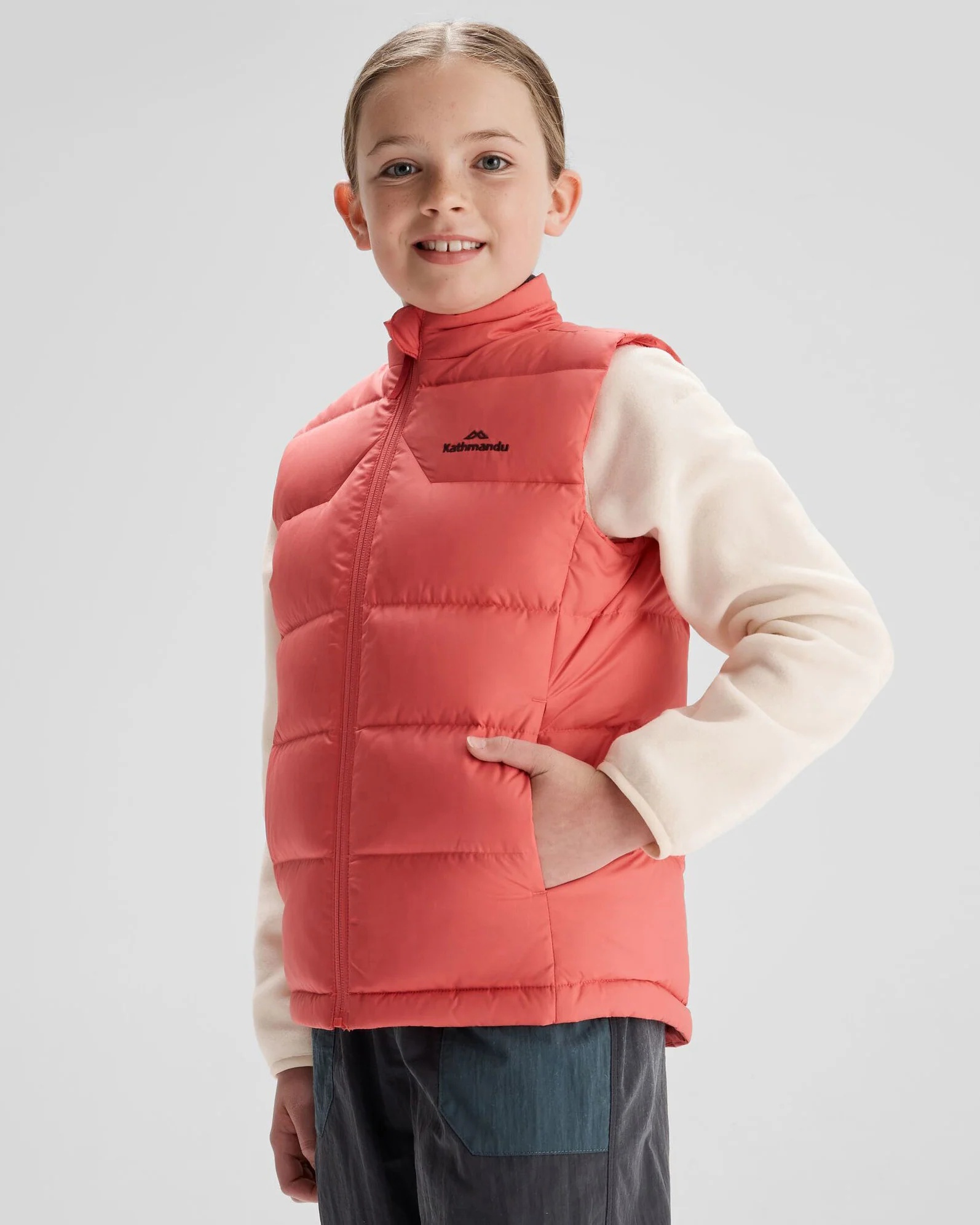 Girls' Epiq Down Vest - Fruity - Image 3