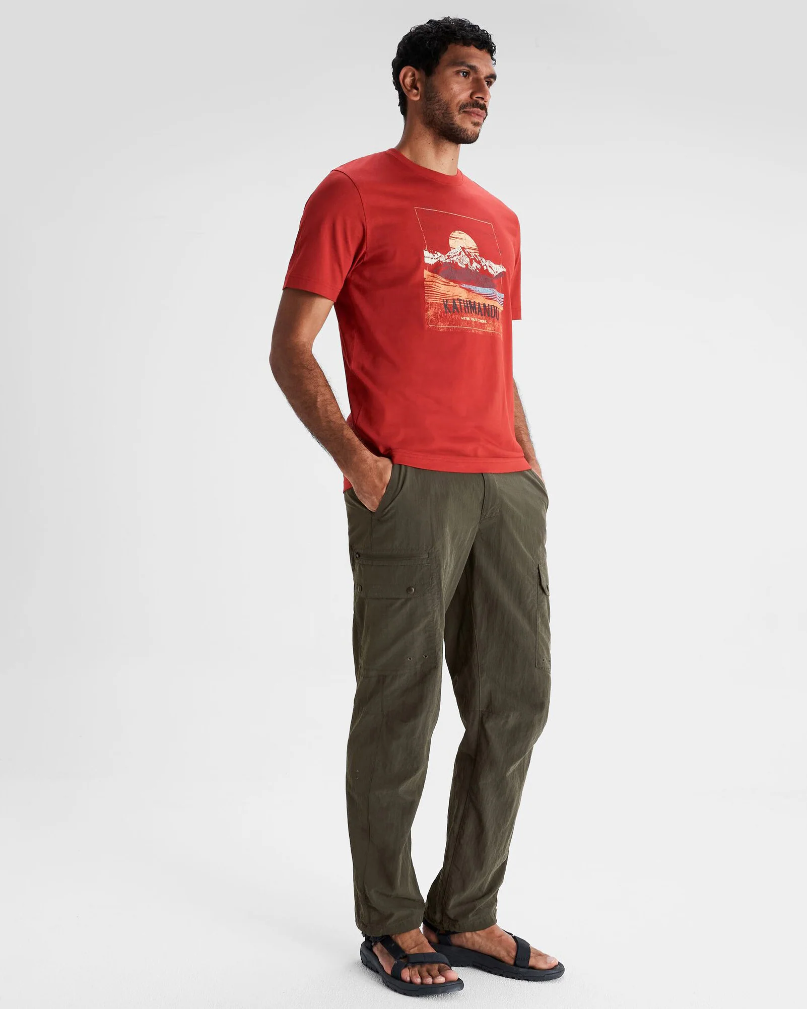 Men's EVRY-Day Cargo Pants - Dark Moss - Image 2