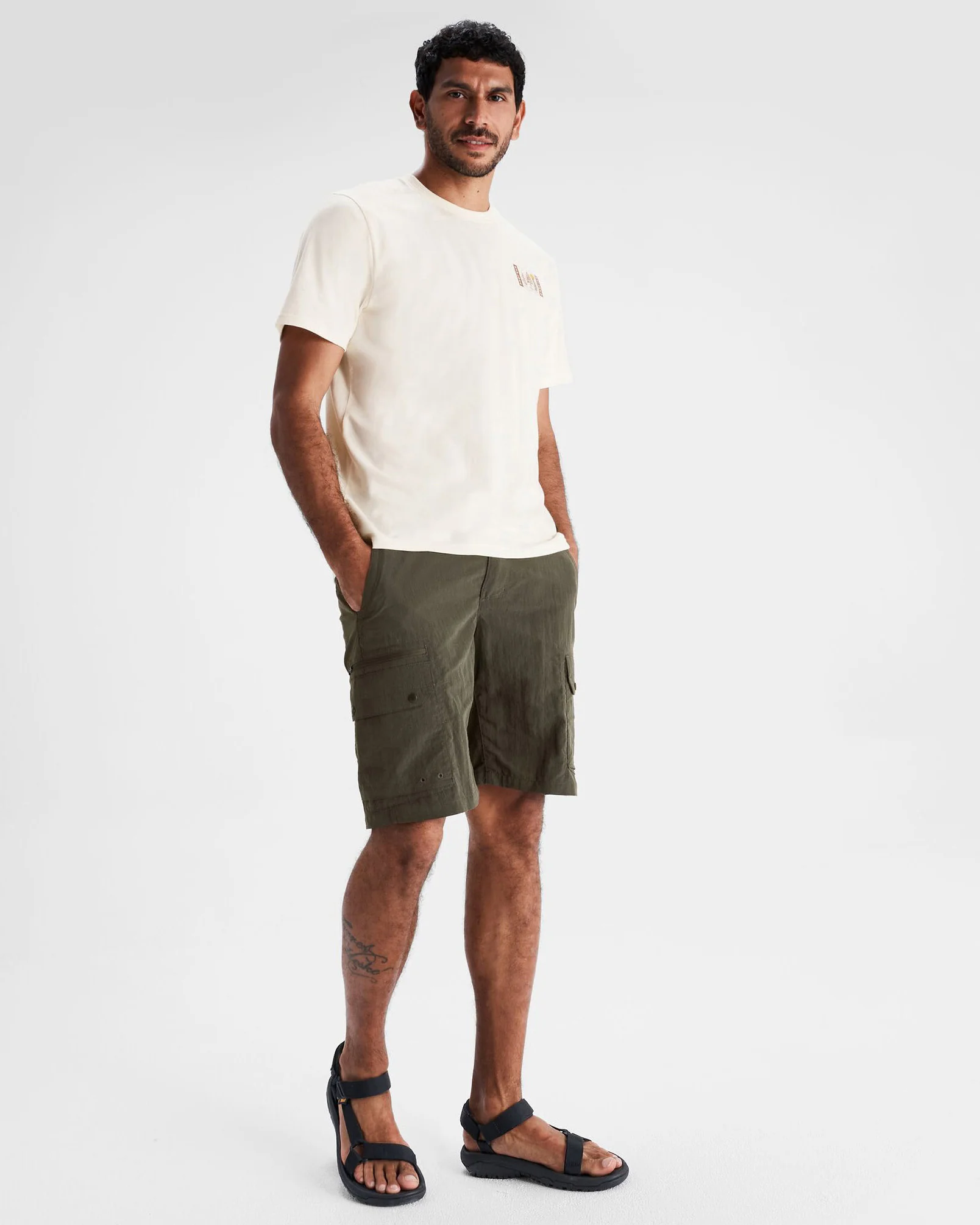 Men's EVRY-Day Cargo Shorts - Dark Moss - Image 2