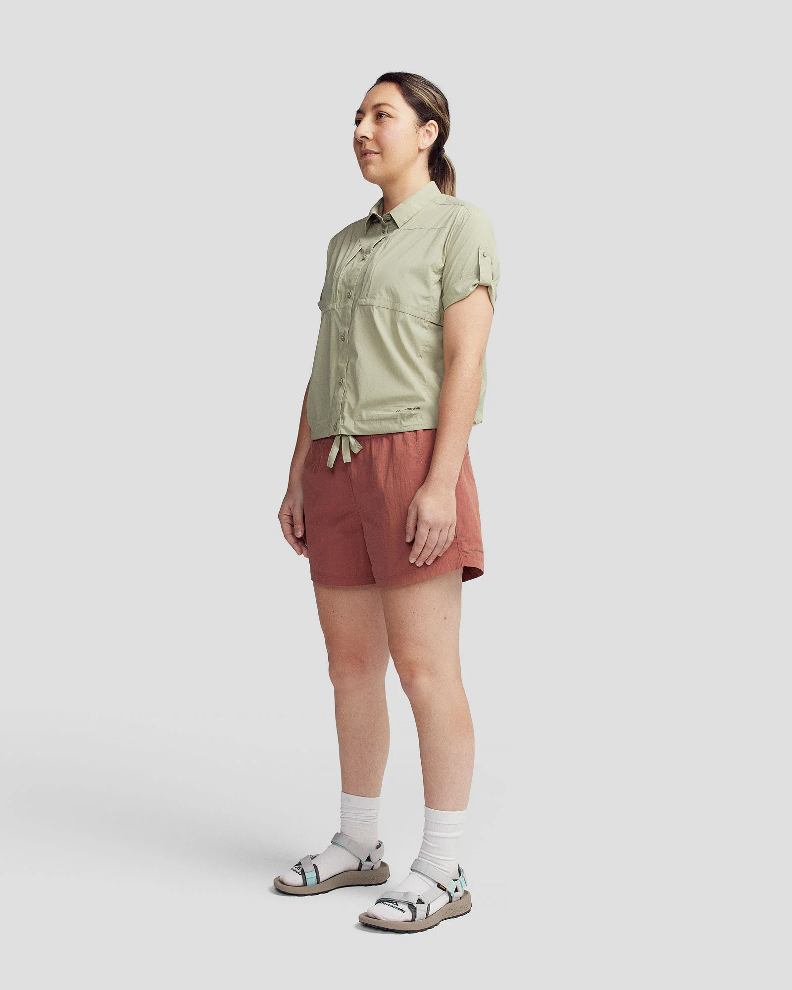 Women's EVRY-Day 4" Shorts - Dark Clay - Image 2
