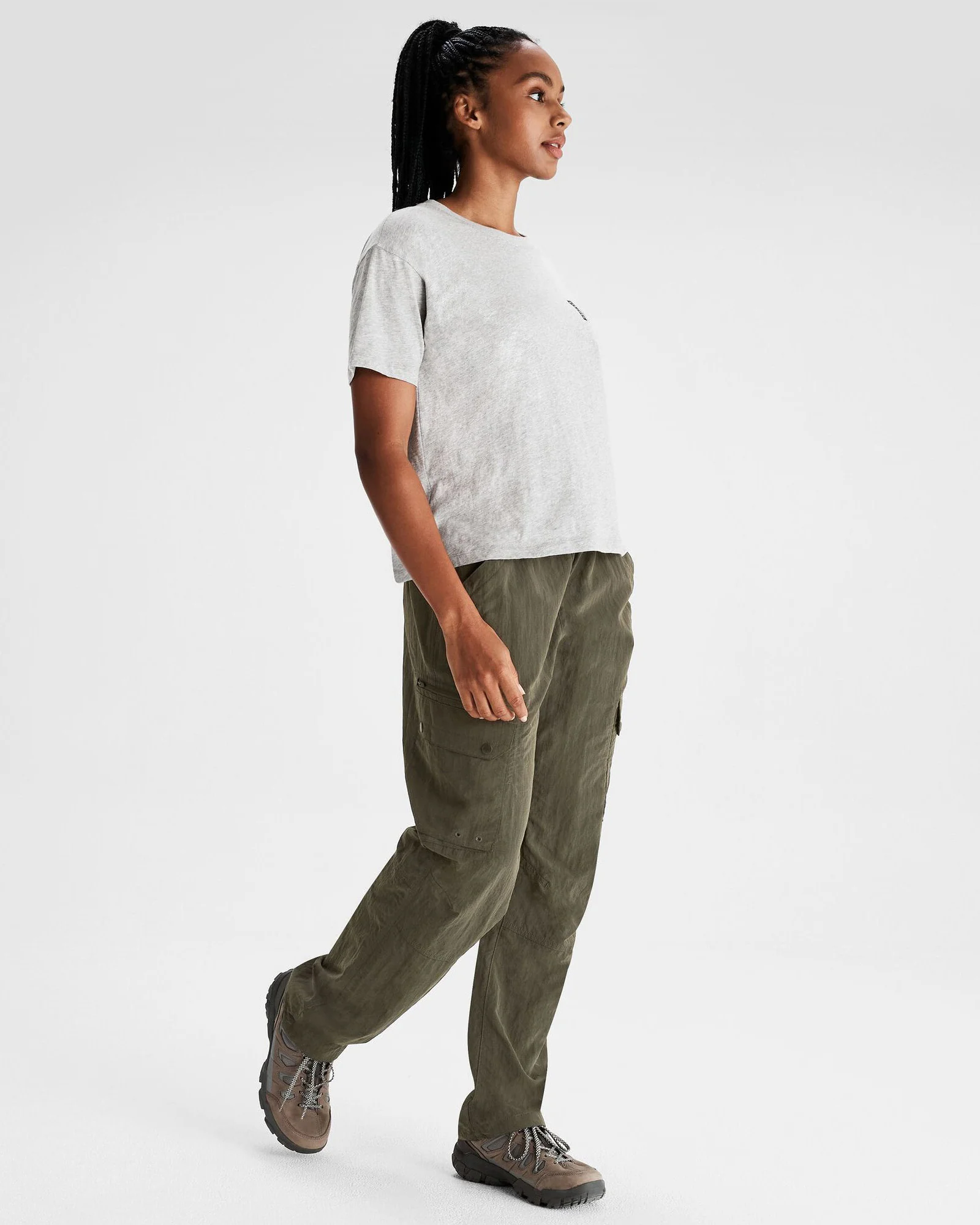 Women's EVRY-Day Cargo Pants - Dark Moss - Image 2