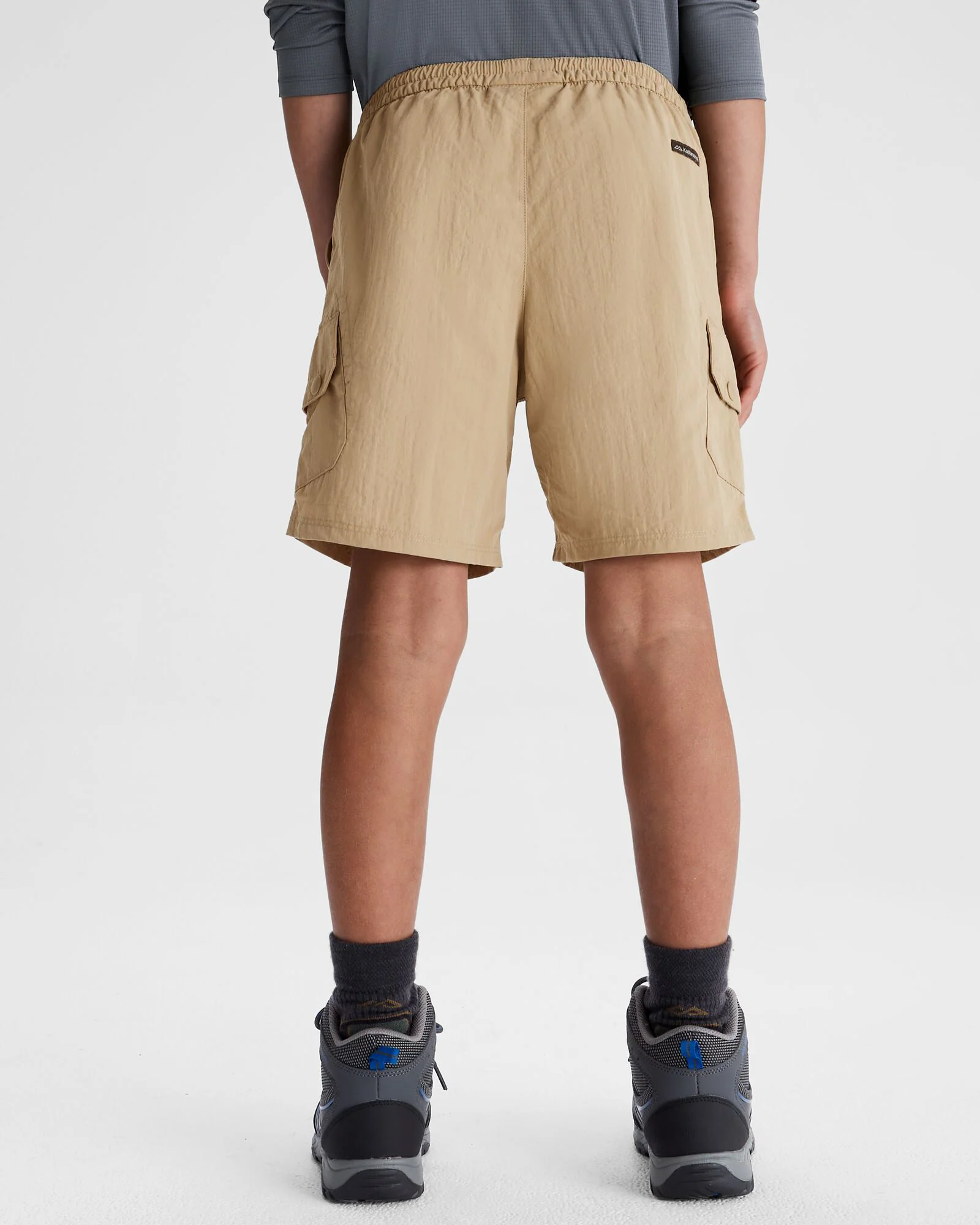Boys' EVRY-Day Cargo Shorts - Olive Grey - Image 3