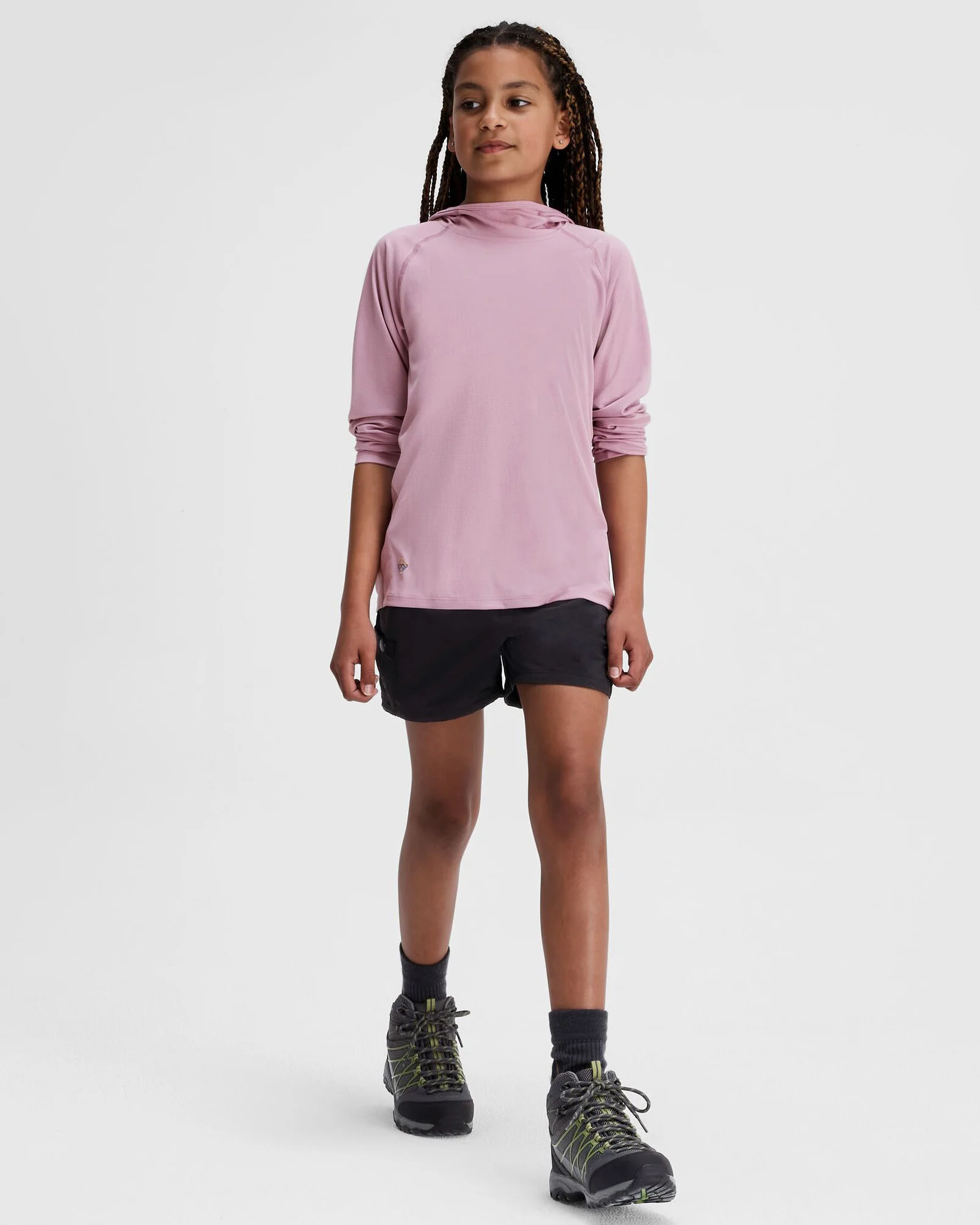 Girls' EVRY-Day Cargo Shorts - Black - Image 2