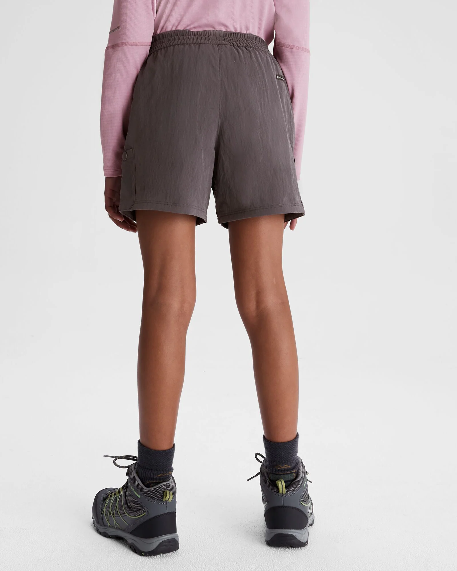 Girls' EVRY-Day Cargo Shorts - Light Quartz - Image 3