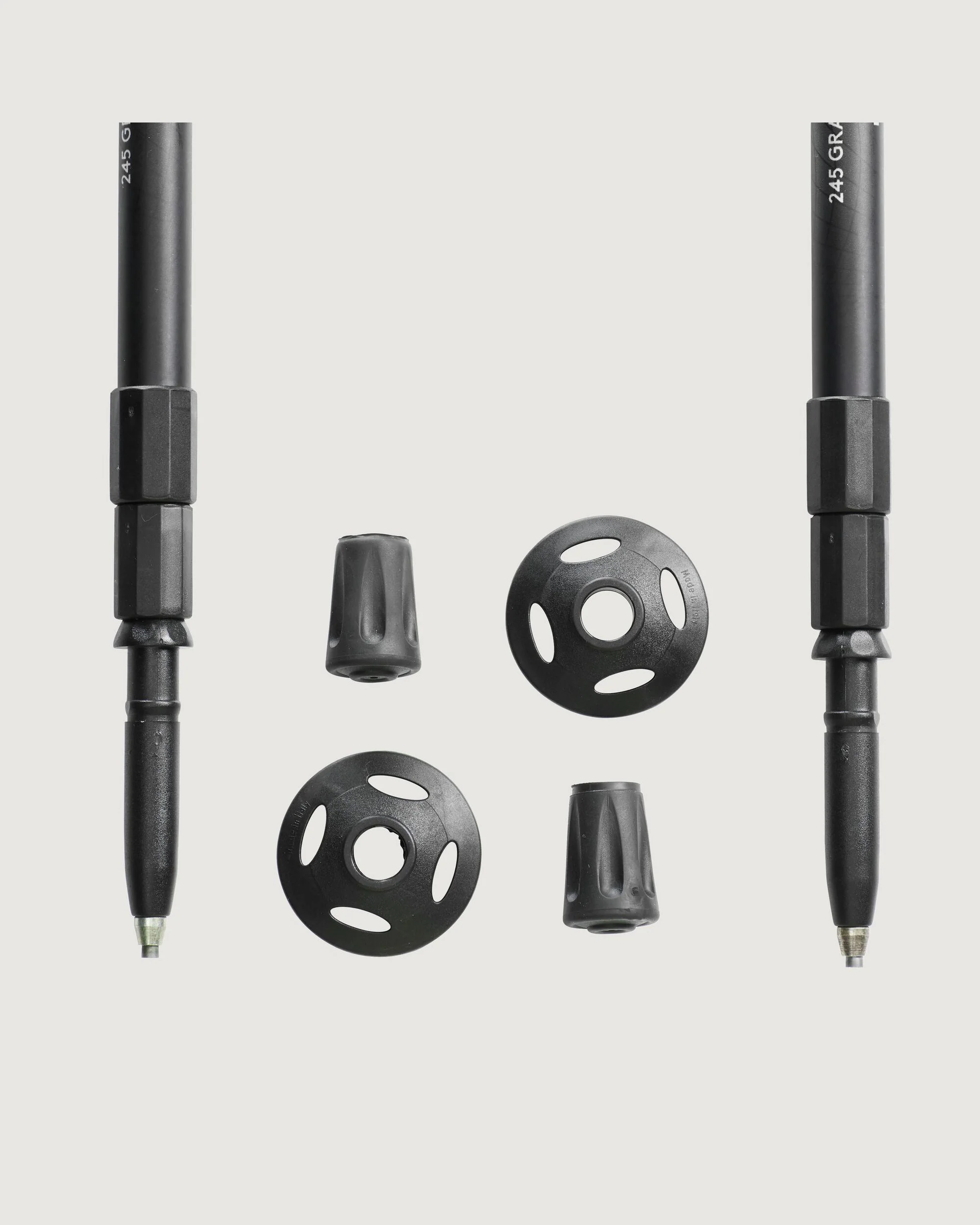 Fizan Trek Pole Pair - Black/Red - Image 4