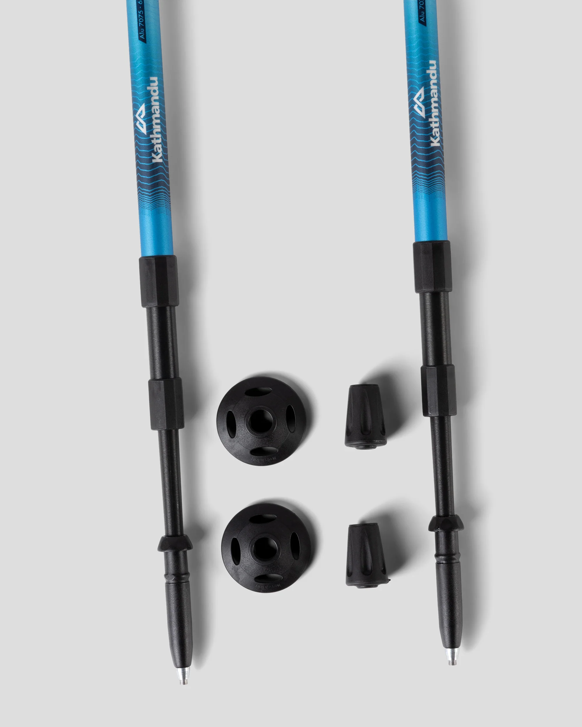 Fizan Trek Pole Pair - India Ink/Light Sea - Image 4