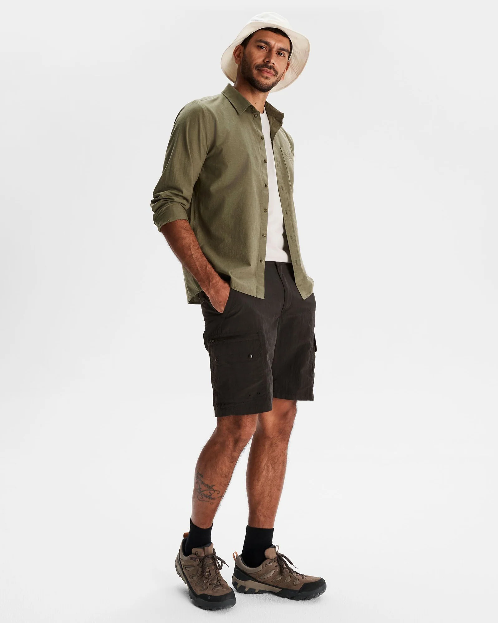 Men's Flaxton LT Long Sleeve Shirt - Moss - Image 2