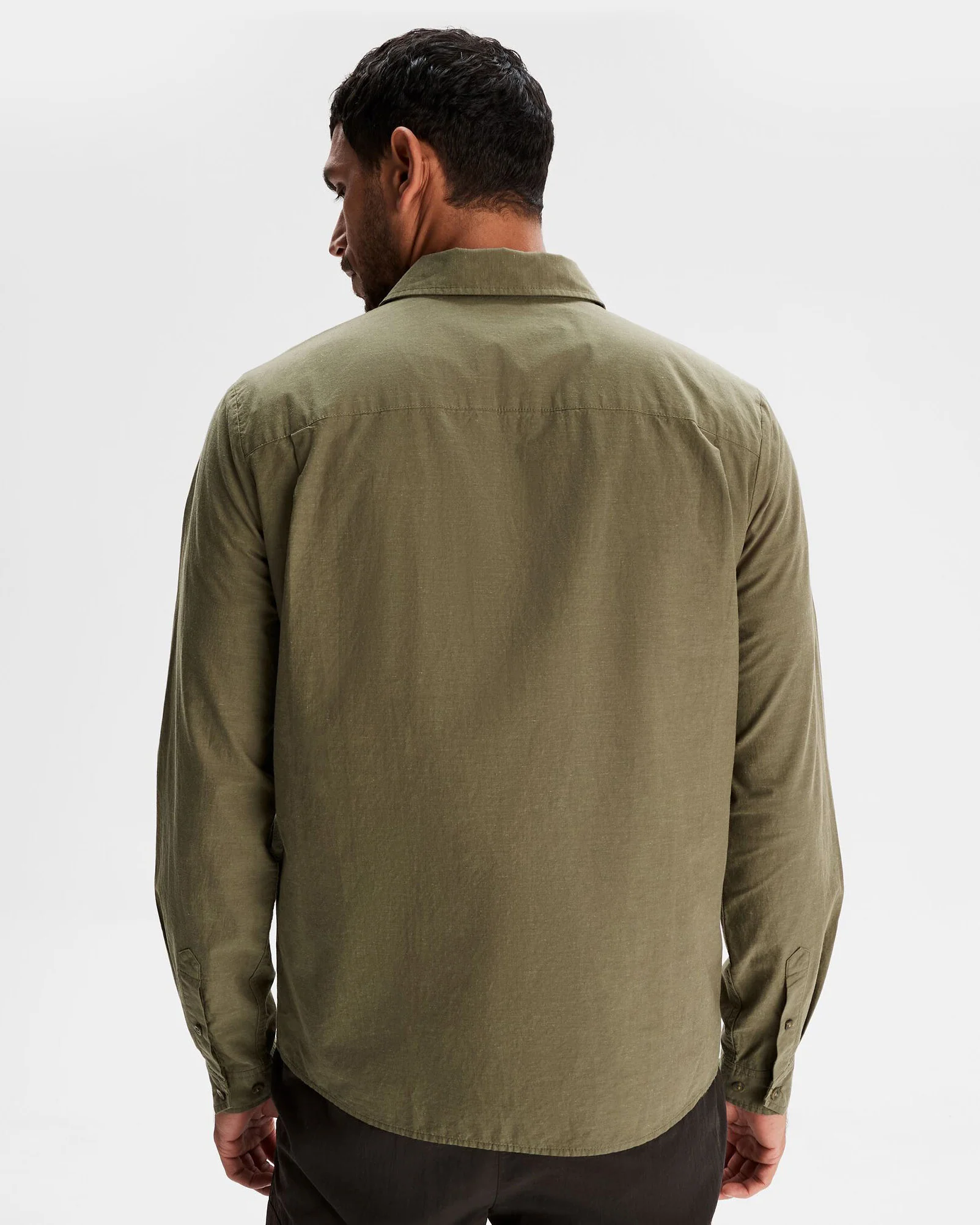 Men's Flaxton LT Long Sleeve Shirt - Moss - Image 4