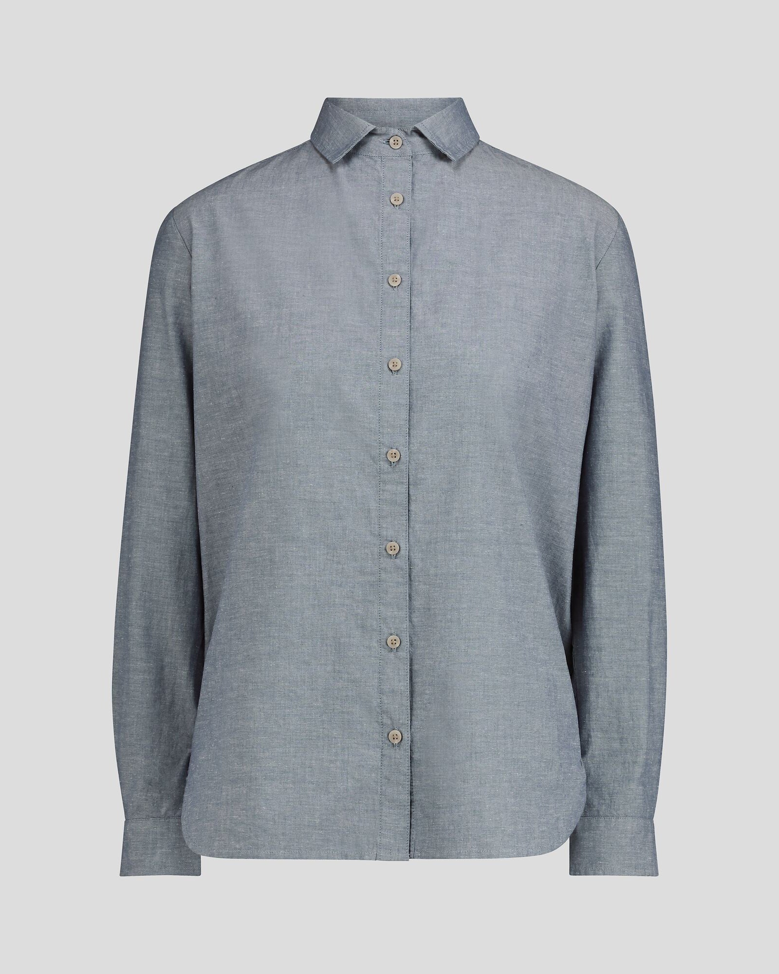 Women's Flaxton LT Long Sleeve Shirt - Chambray Blue - Image 5