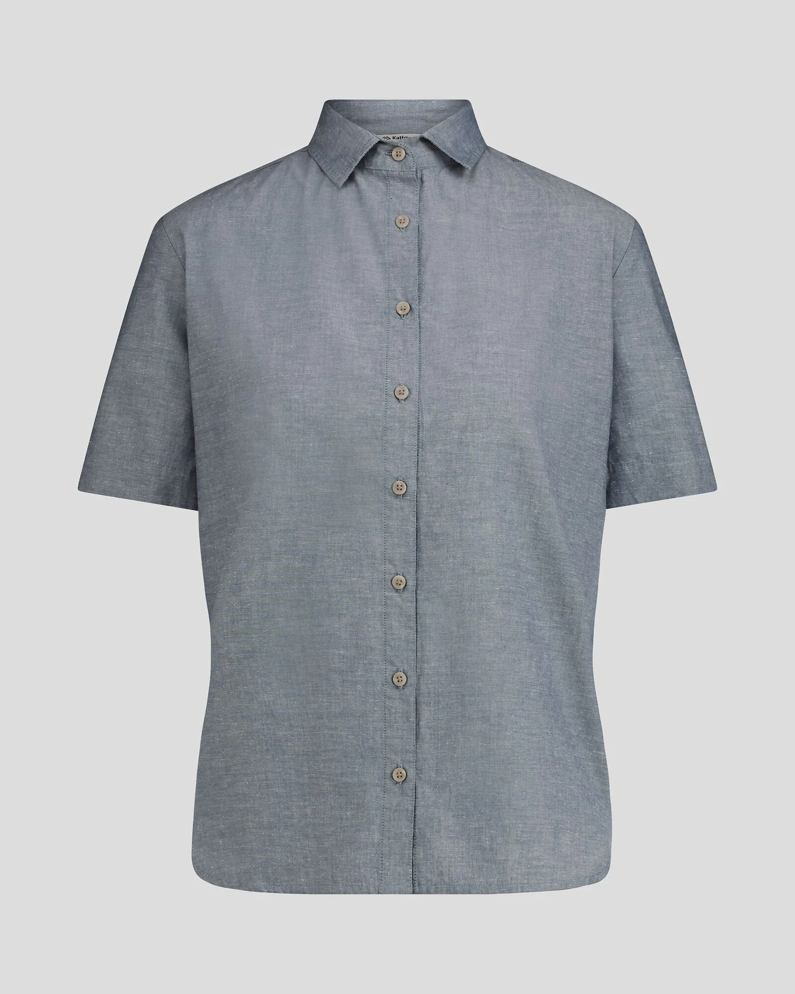 Women's Flaxton LT Short Sleeve Shirt - Chambray Blue - Image 5