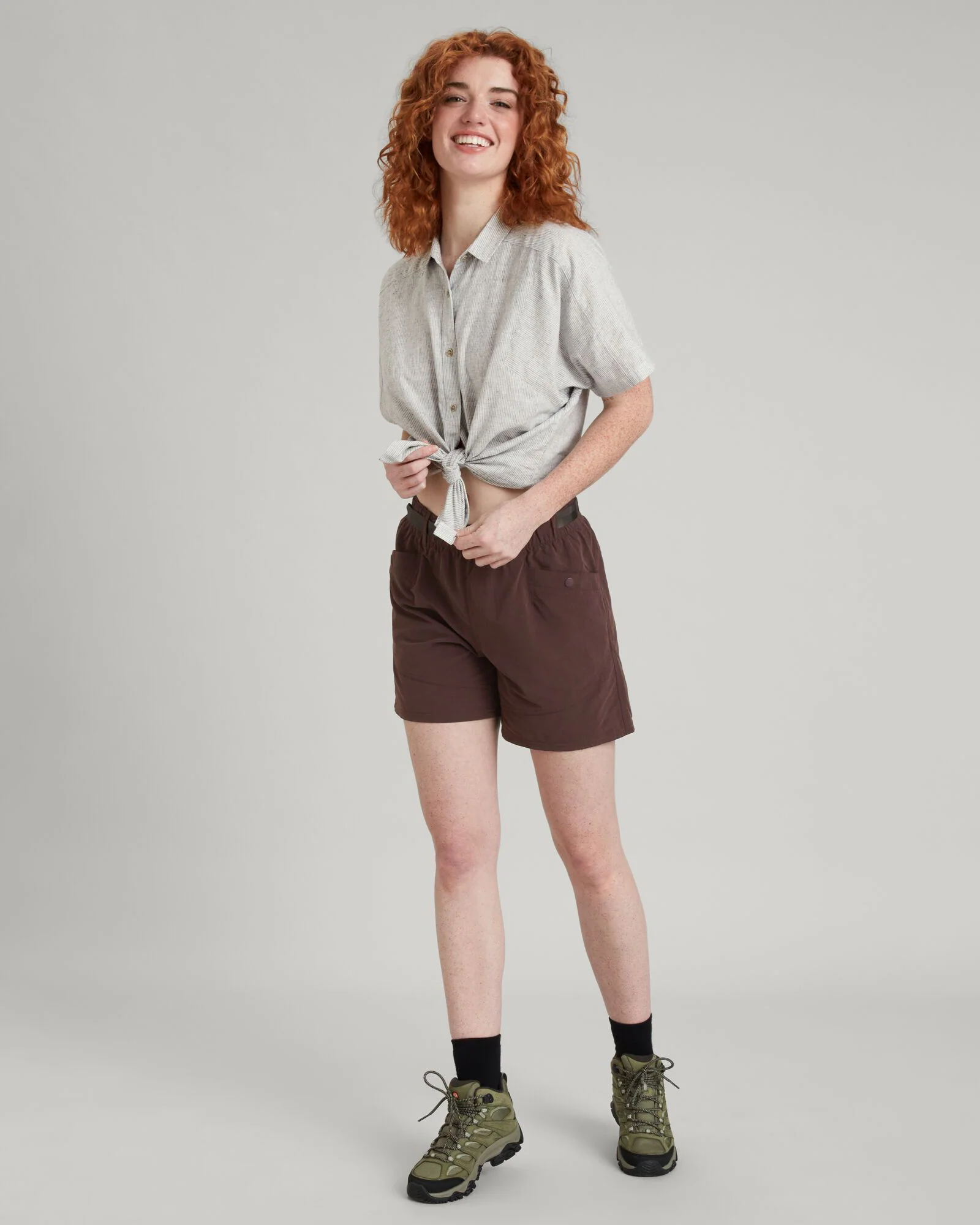 Flaxton Wmns S/S Shirt v3 - Night Mini Stripe - Image 2