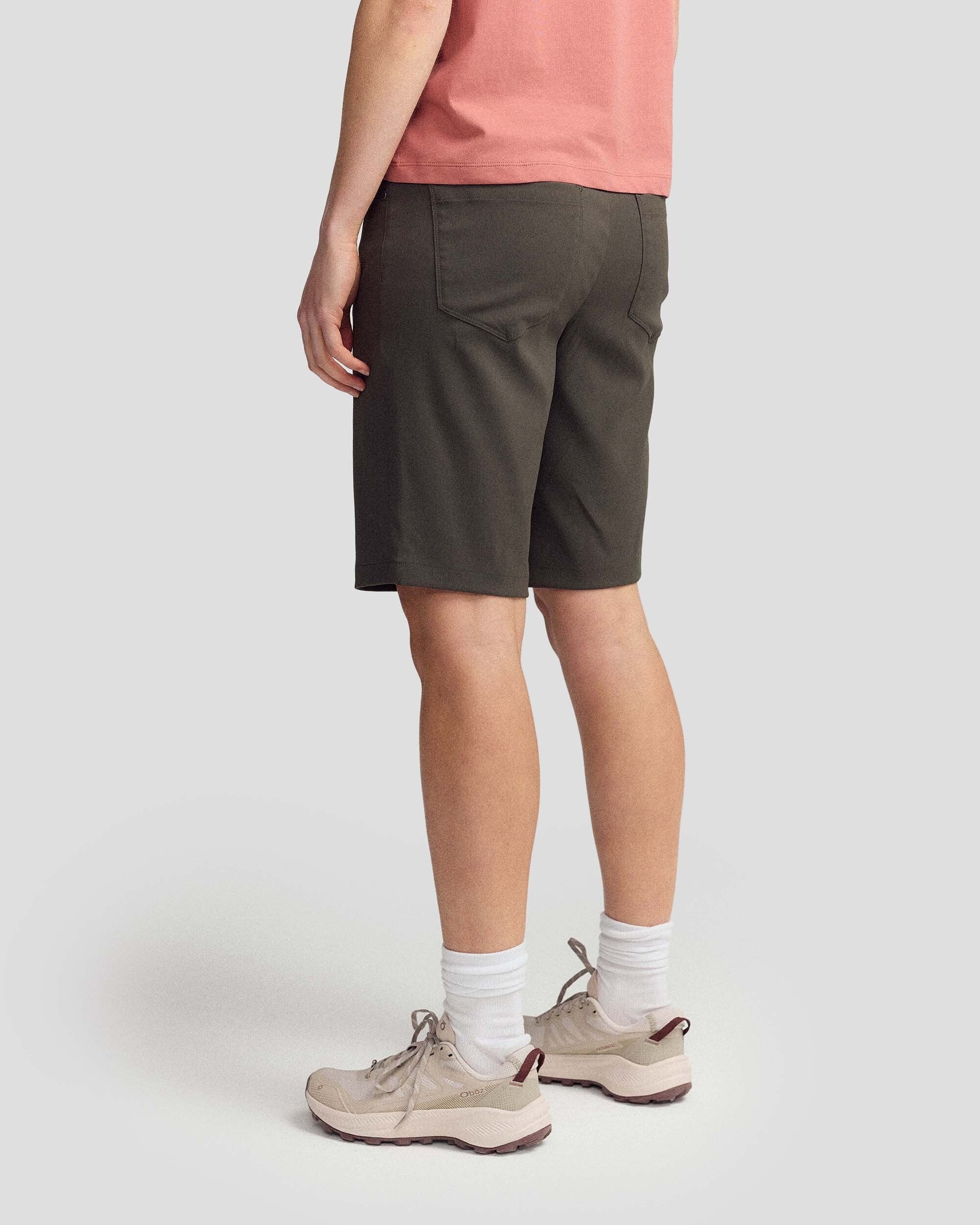 Women's Flight Shorts - Dark Moss - Image 4