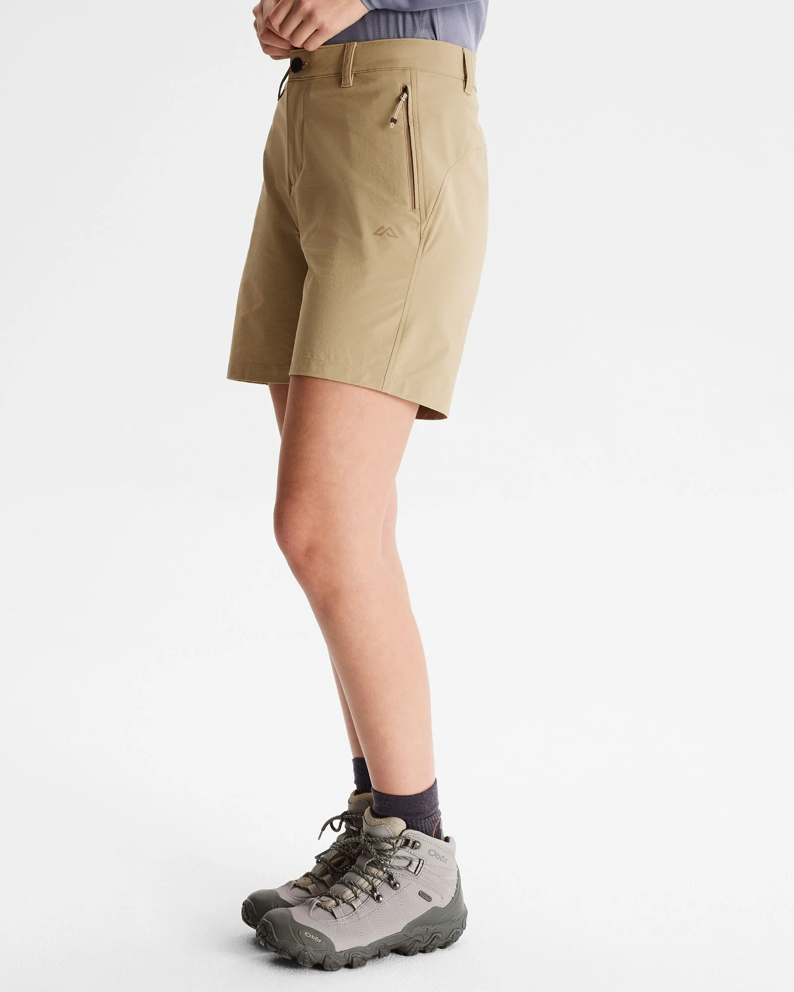Flinders Women's 7" Shorts - Olive Grey - Image 3
