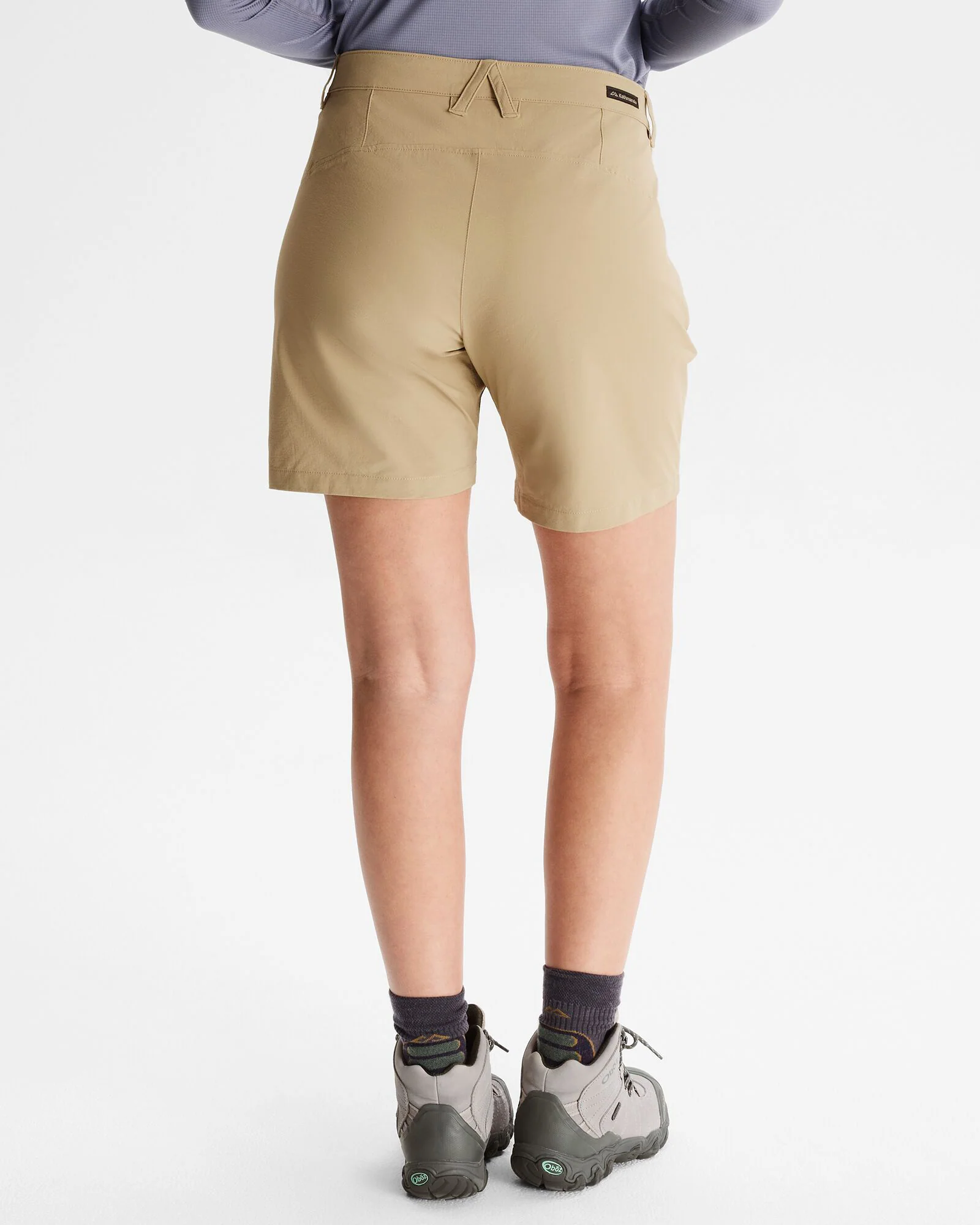 Flinders Women's 7" Shorts - Olive Grey - Image 4