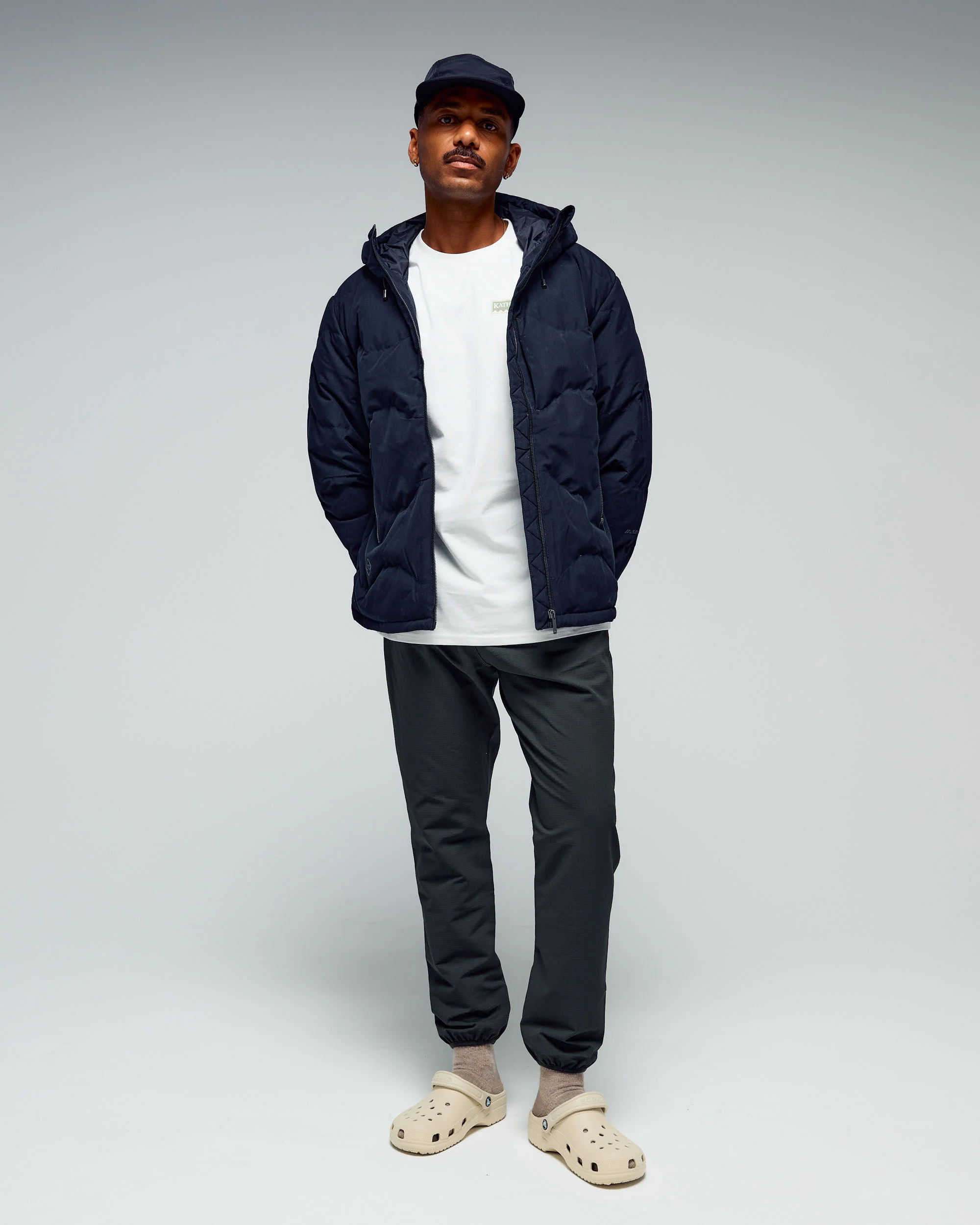 Men's Frisco X Hooded Down Jacket - Black - Image 2