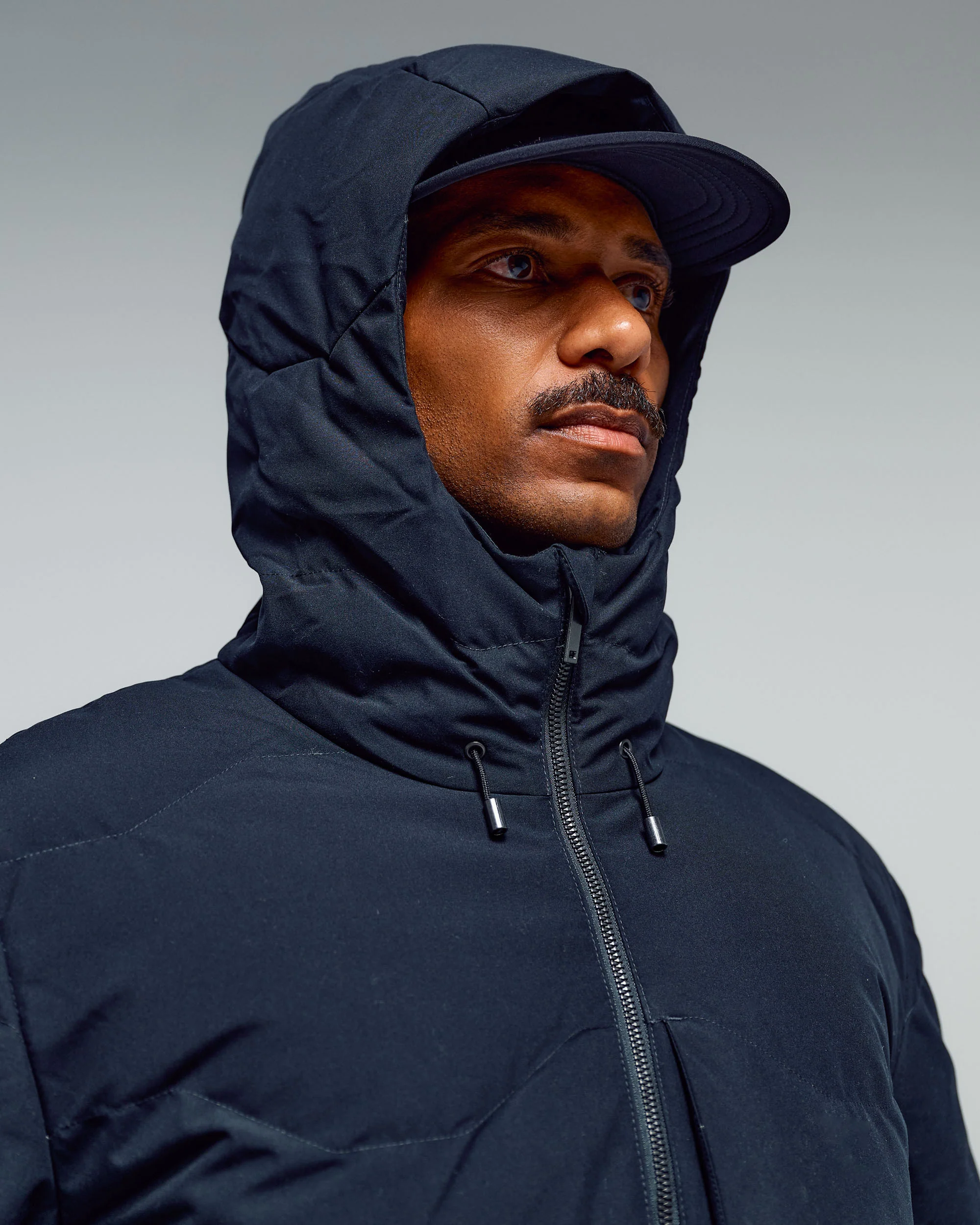 Men's Frisco X Hooded Down Jacket - Black - Image 5