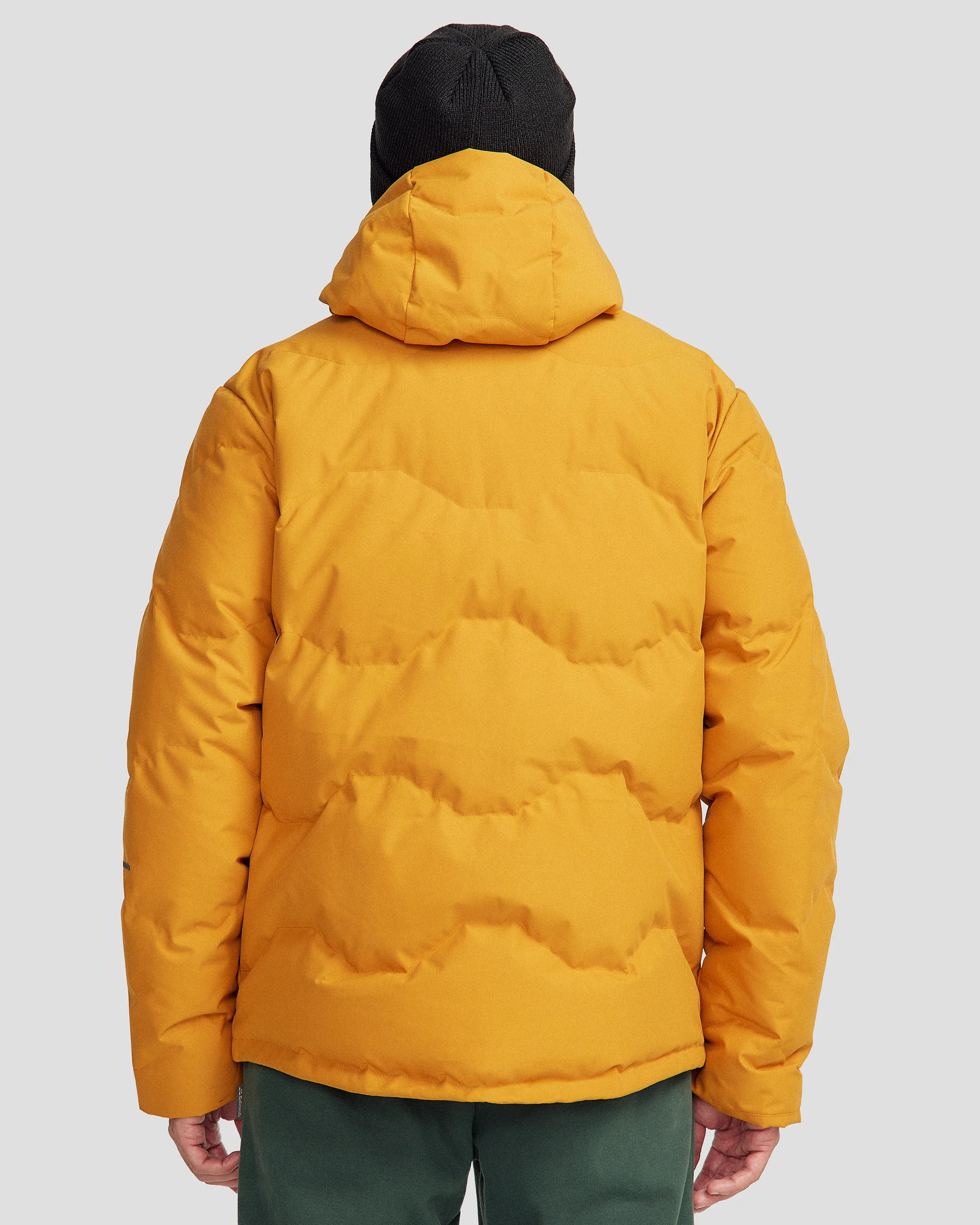 Men's Frisco X Down Hooded Jacket - Golden Oak - Image 4