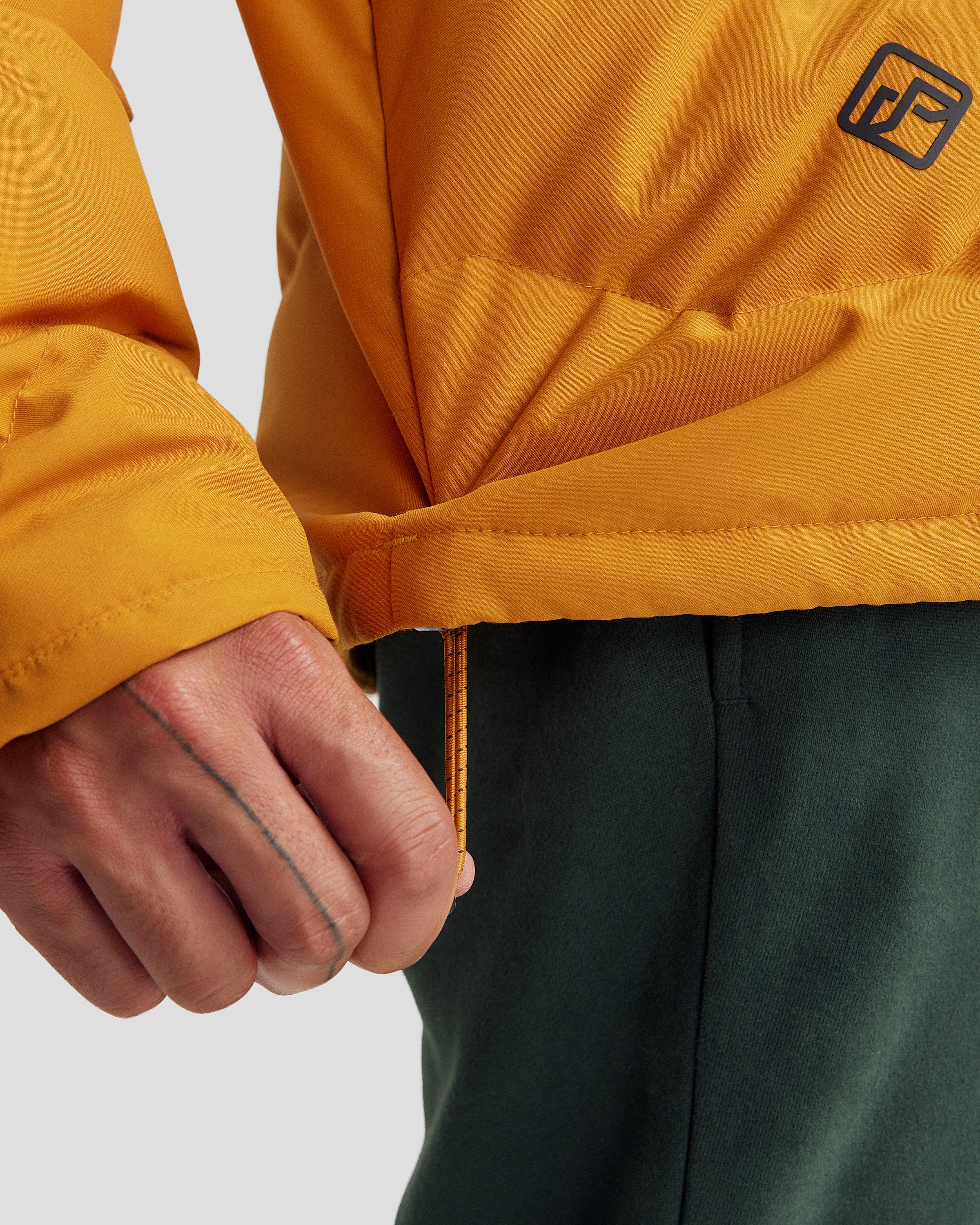 Men's Frisco X Down Hooded Jacket - Golden Oak - Image 5