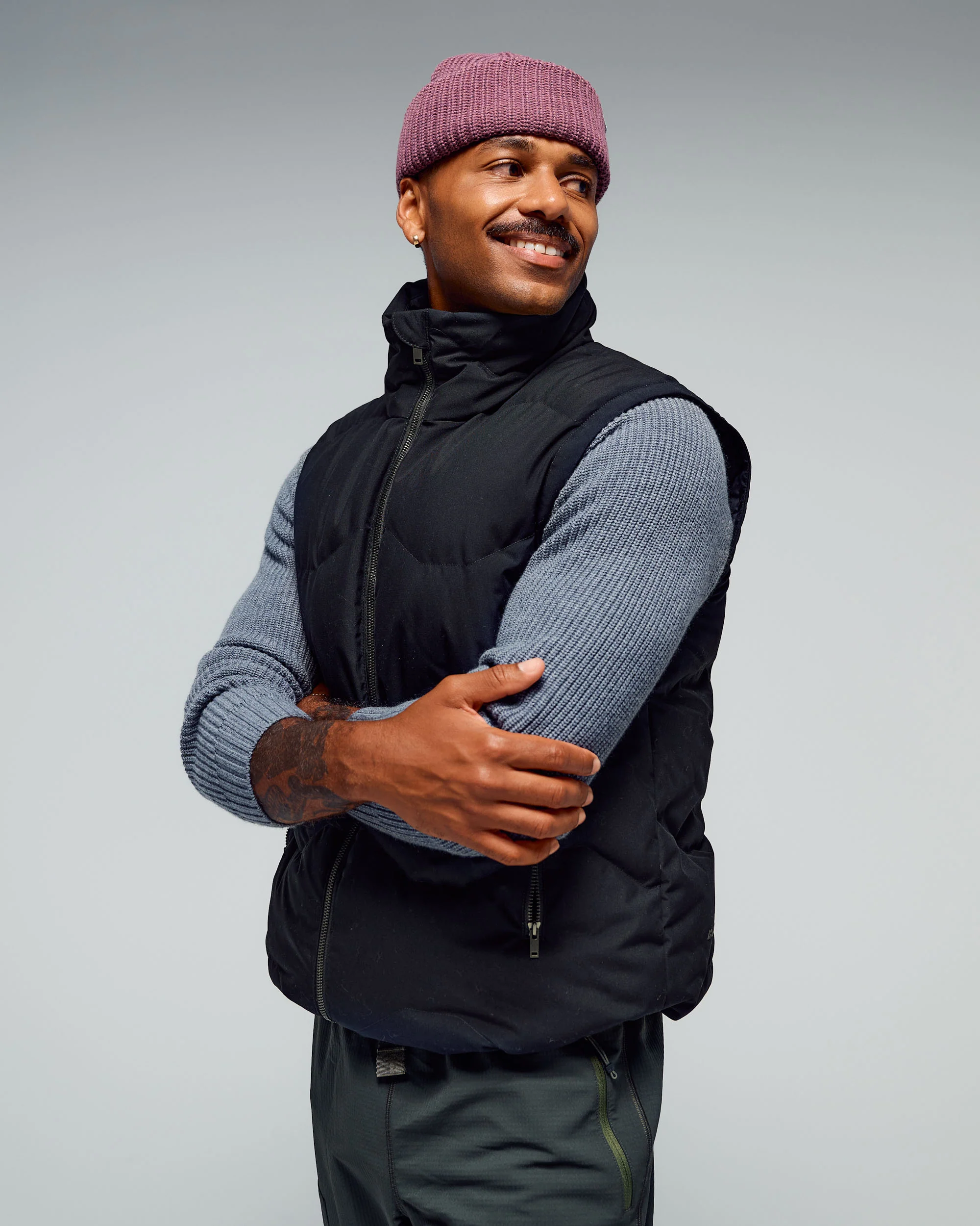 Men's Frisco X Down Vest - Black - Image 3