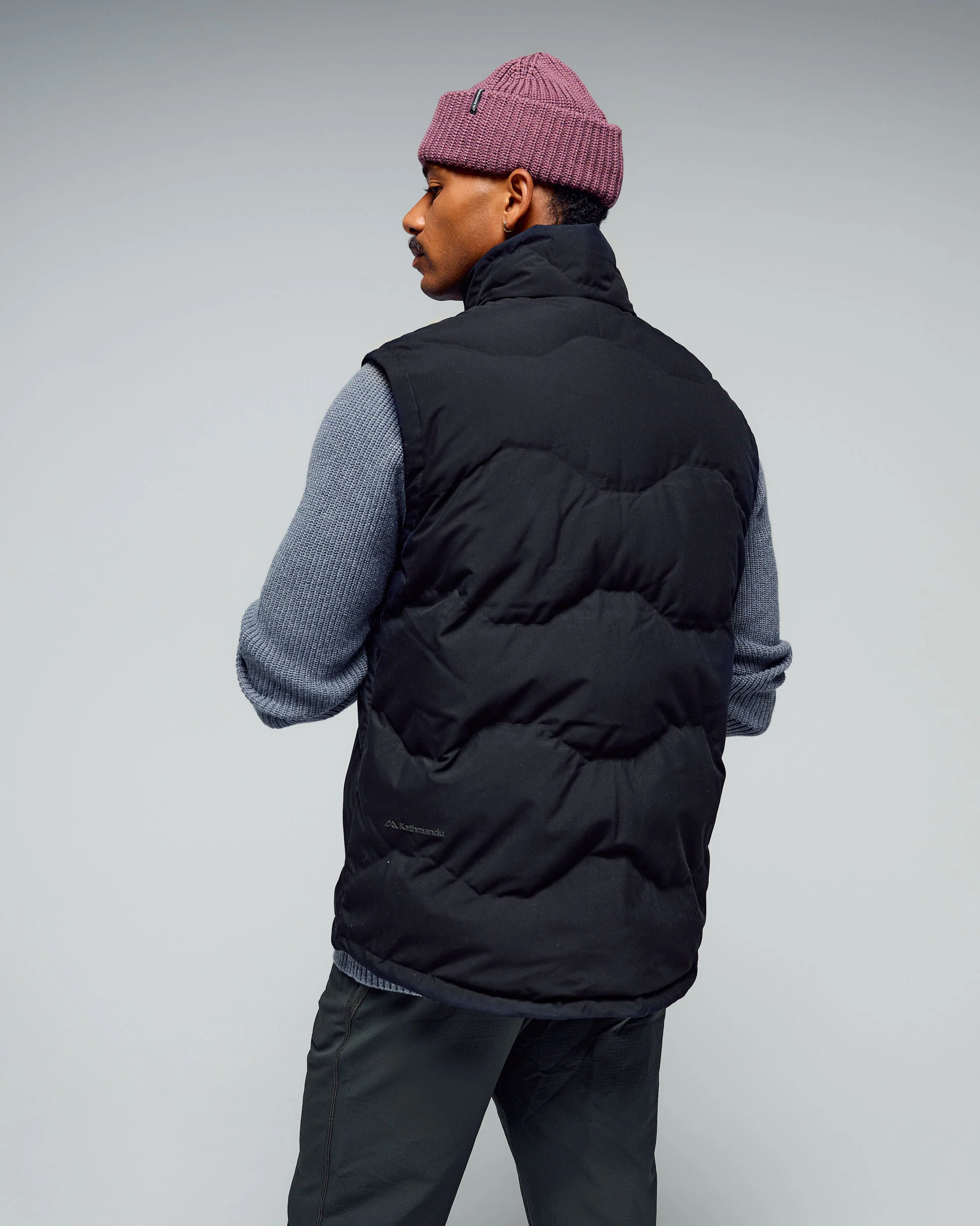 Men's Frisco X Down Vest - Black - Image 4