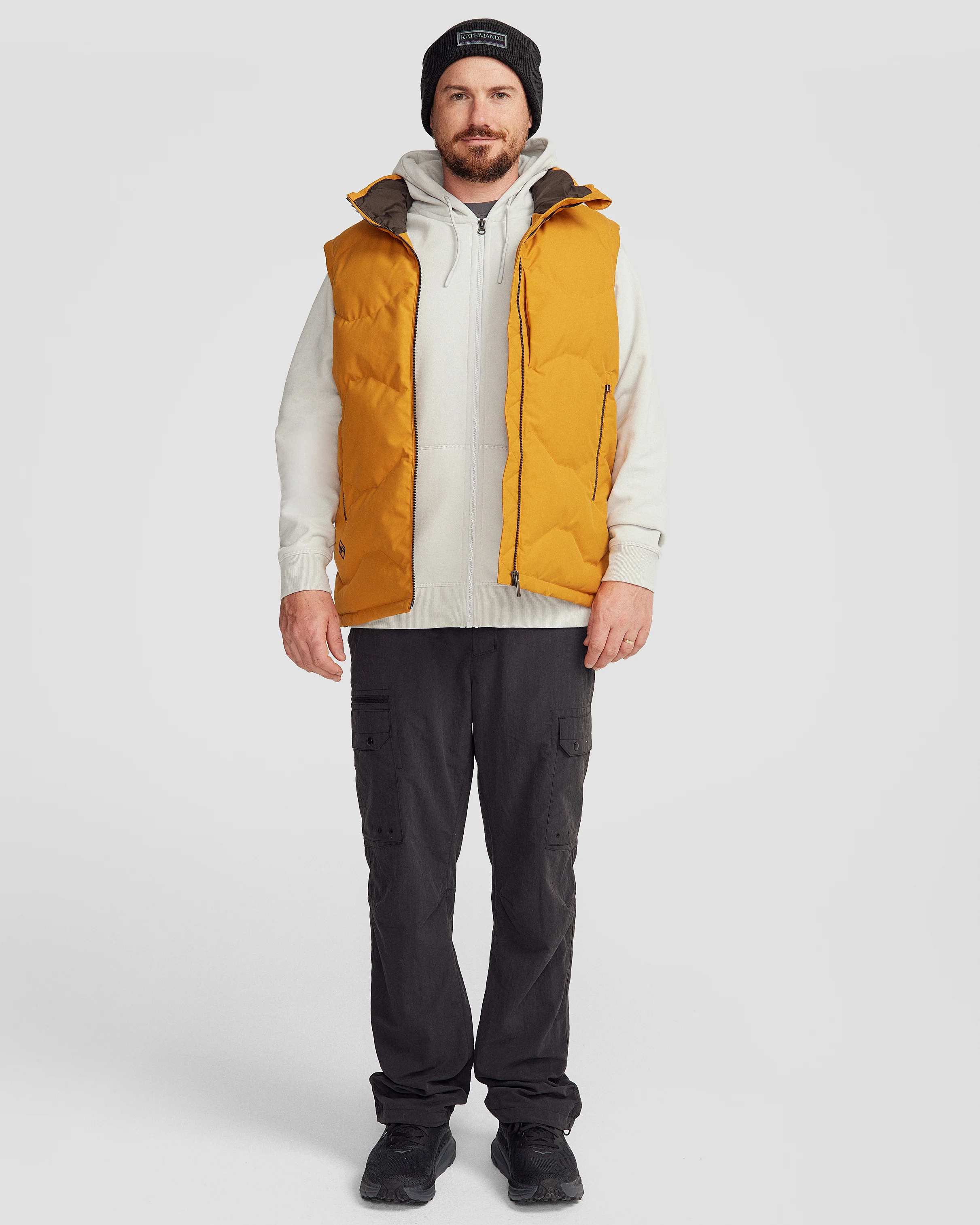 Men's Frisco X Down Vest - Golden Oak - Image 2