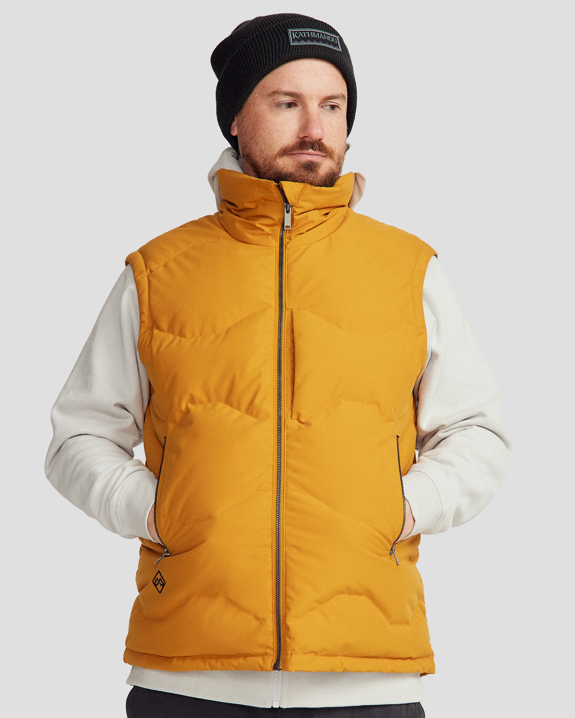 Men's Frisco X Down Vest - Golden Oak - Image 3